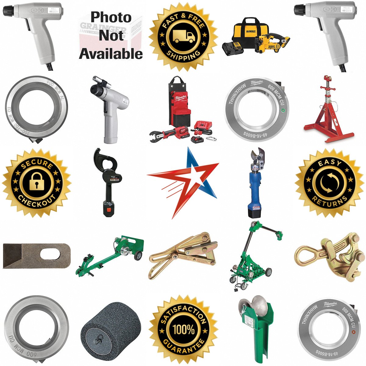 A selection of Cable and Wire Power Tools products on GoVets