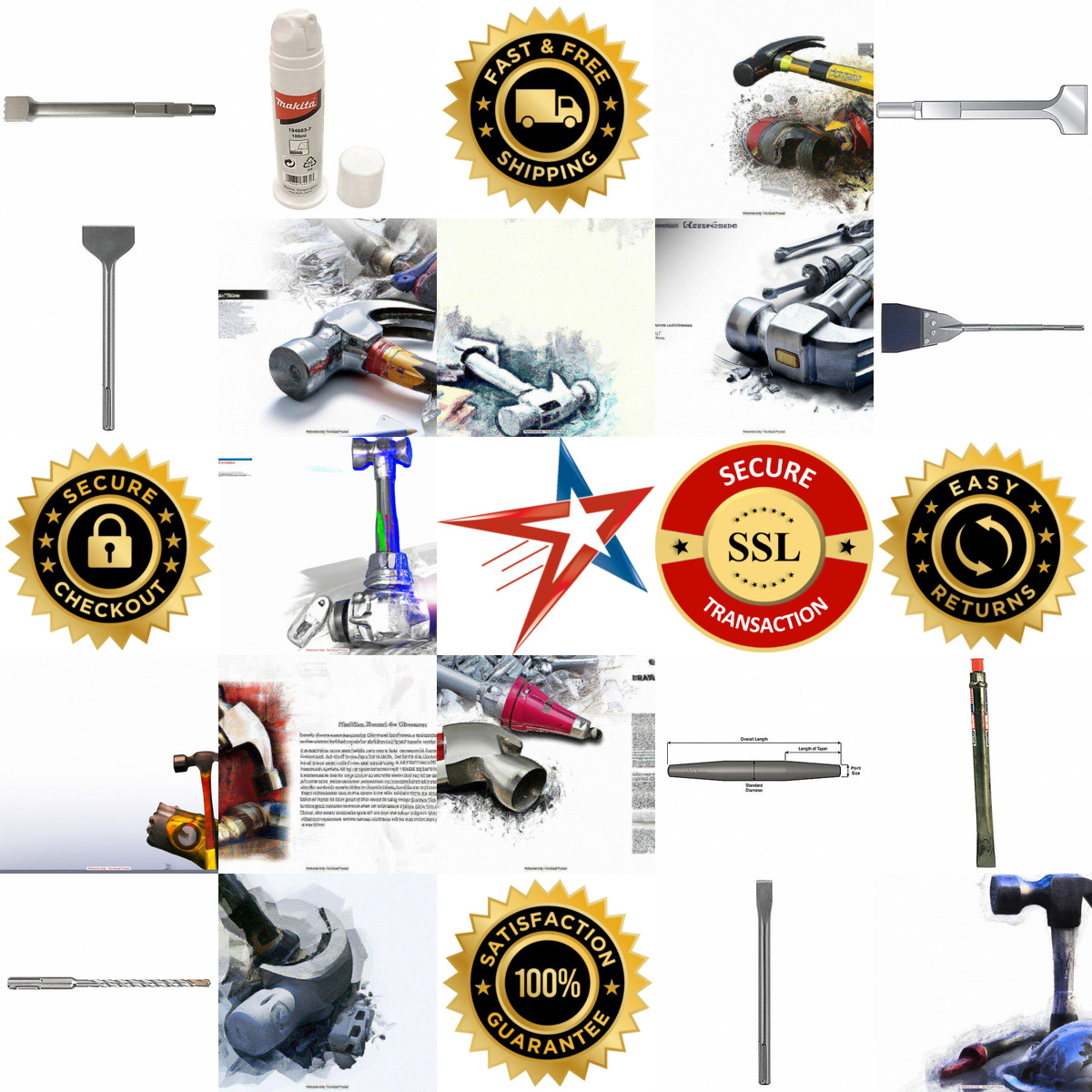 A selection of Demolition Hammer Accessories products on GoVets