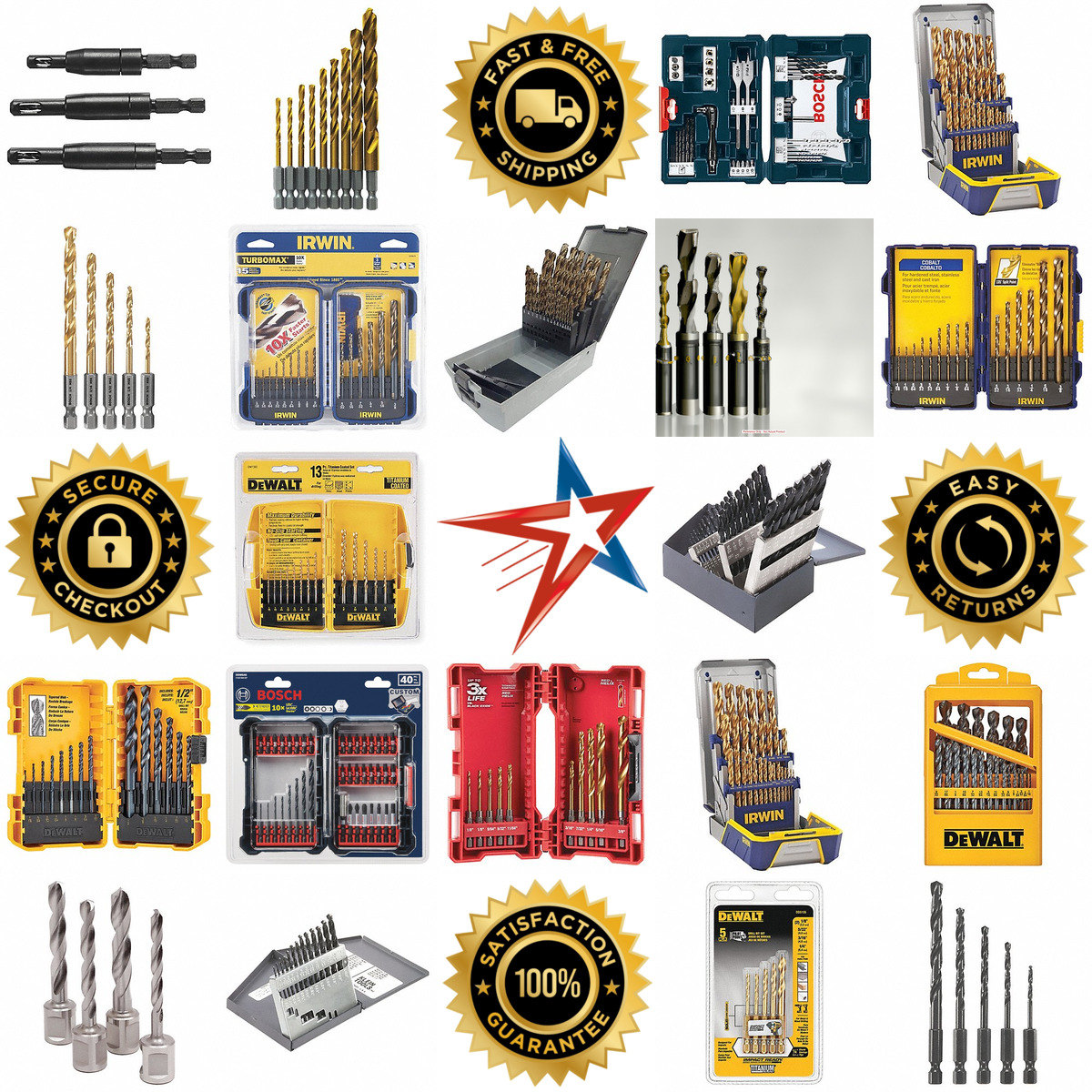 A selection of Hex Shank Drill Bit Sets products on GoVets