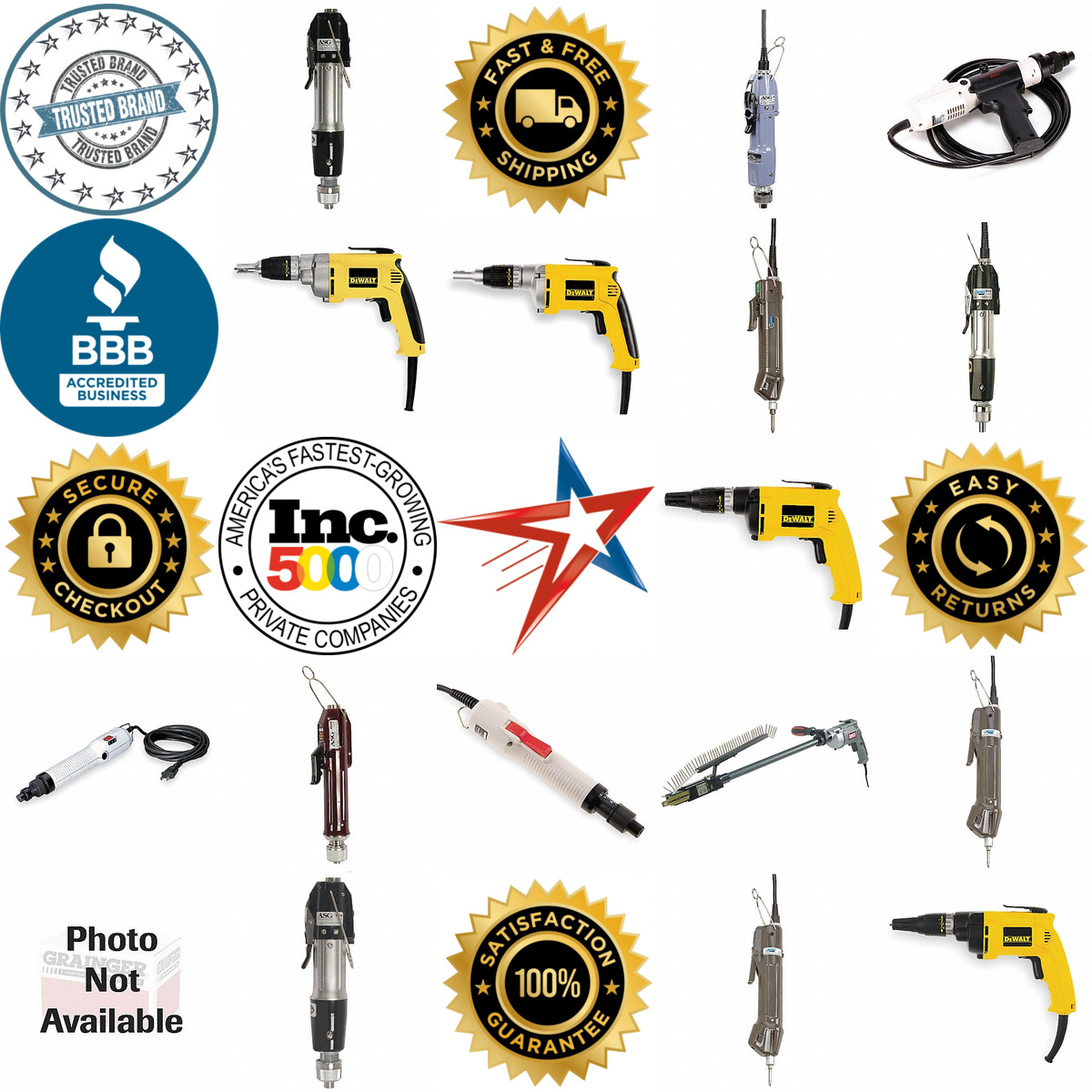 A selection of Corded Screwdrivers products on GoVets