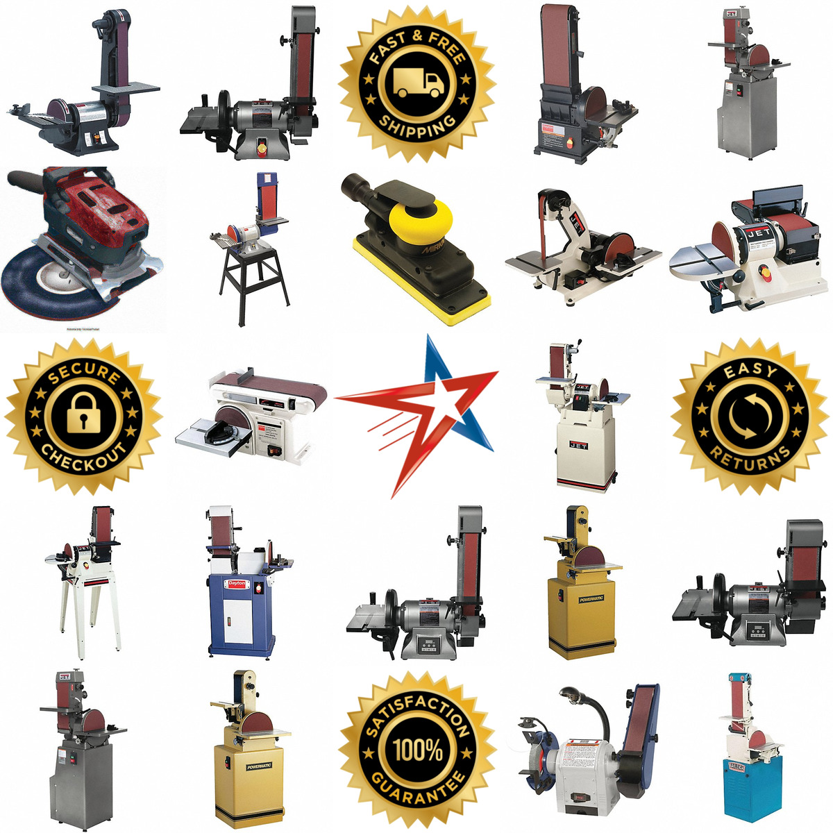 A selection of Corded Combination Sanding and Grinding Machines products on GoVets
