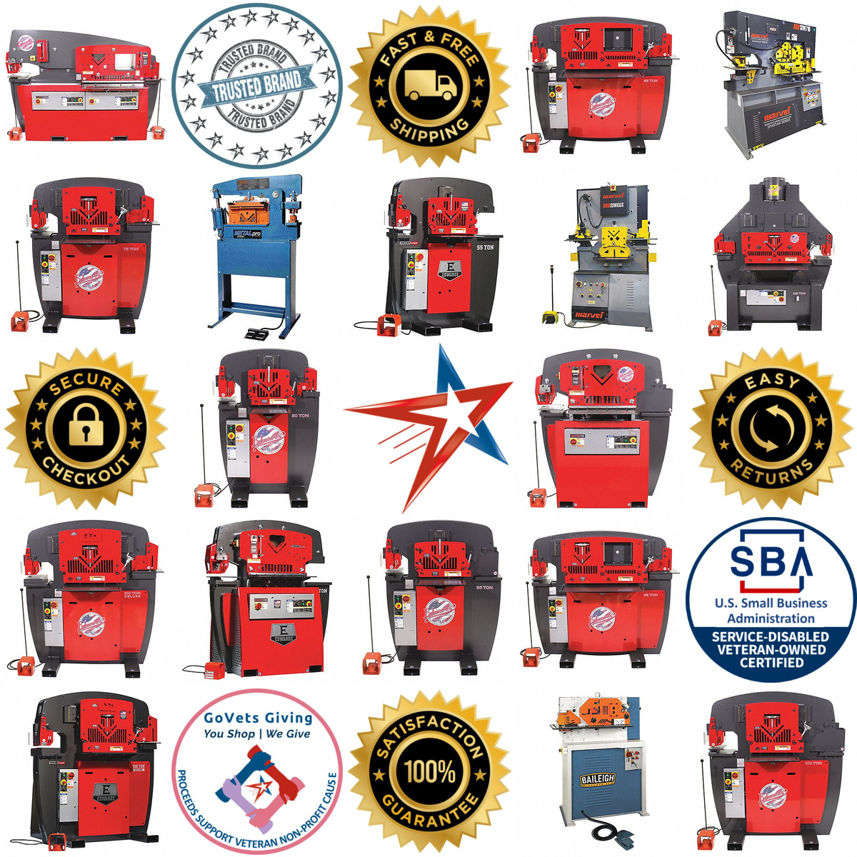 A selection of Corded Ironworkers products on GoVets