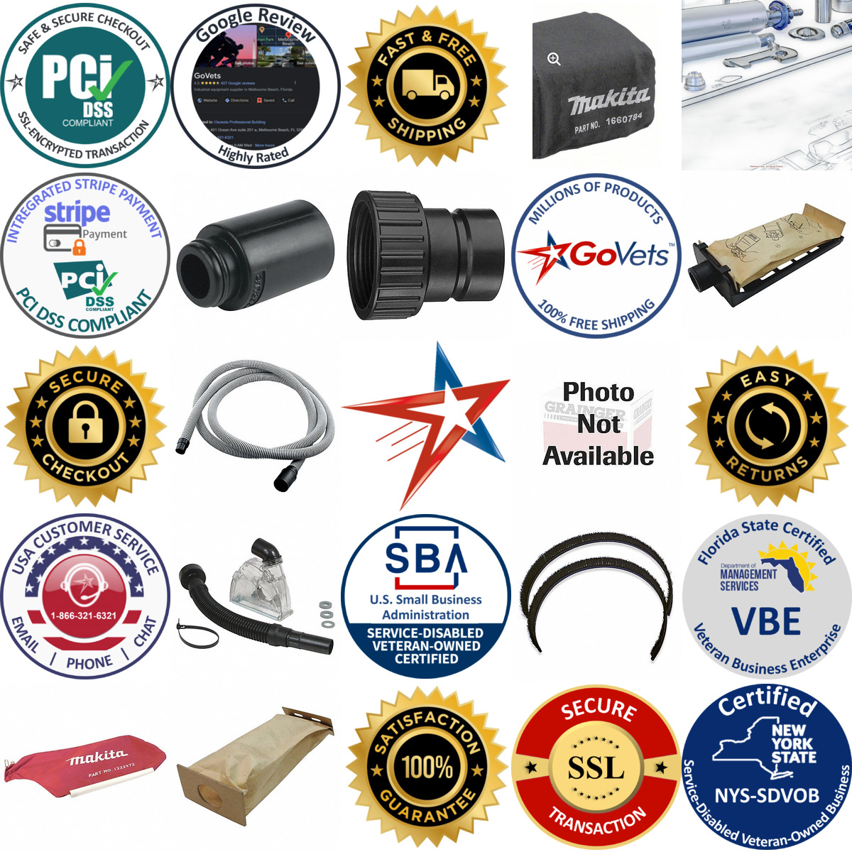 A selection of Power Sanding Dust Collection Accessories products on GoVets