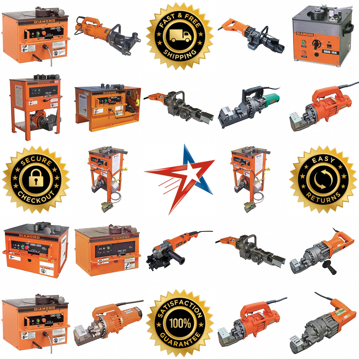 A selection of Electric Rebar Cutters Benders products on GoVets