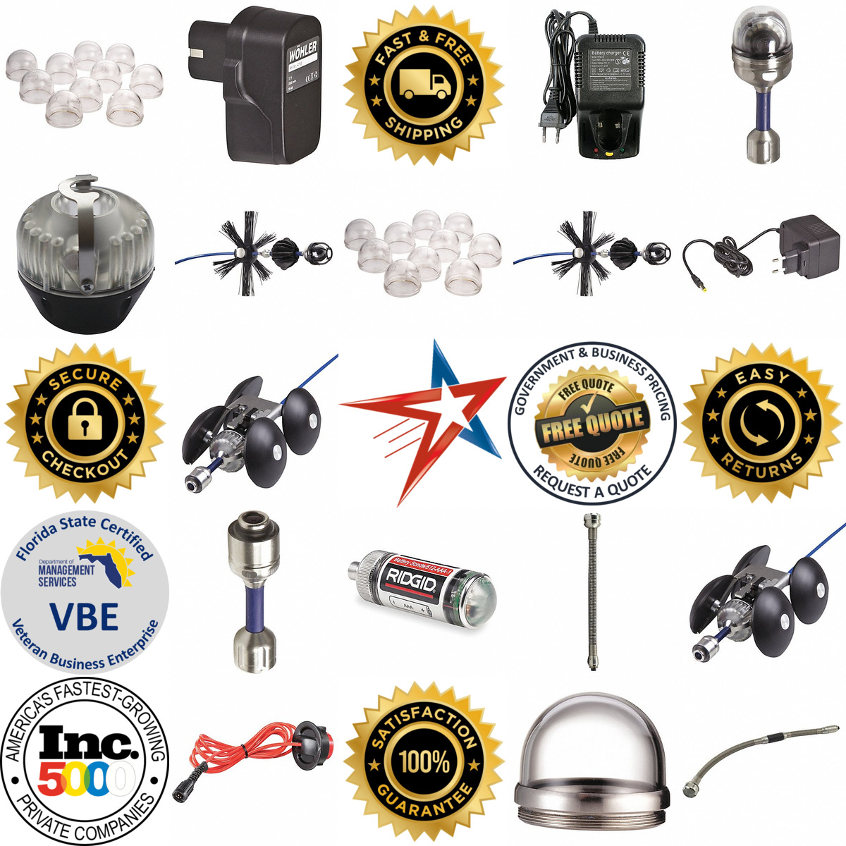 A selection of Pipe Inspection Camera and Locator Accessories products on GoVets