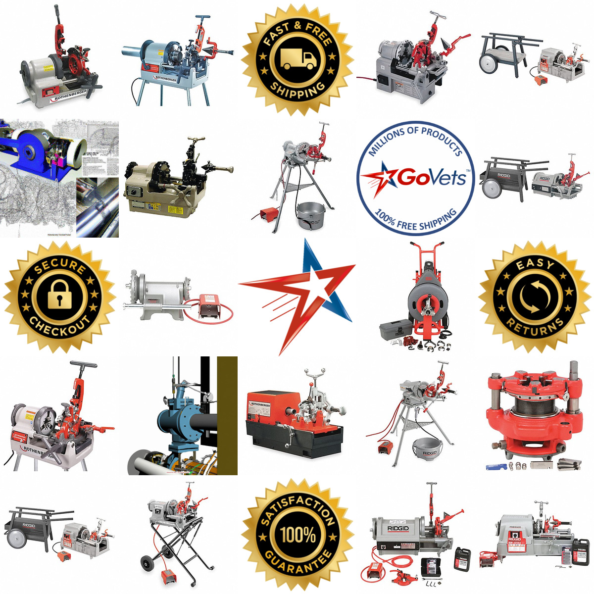 A selection of Pipe Threading Machines products on GoVets