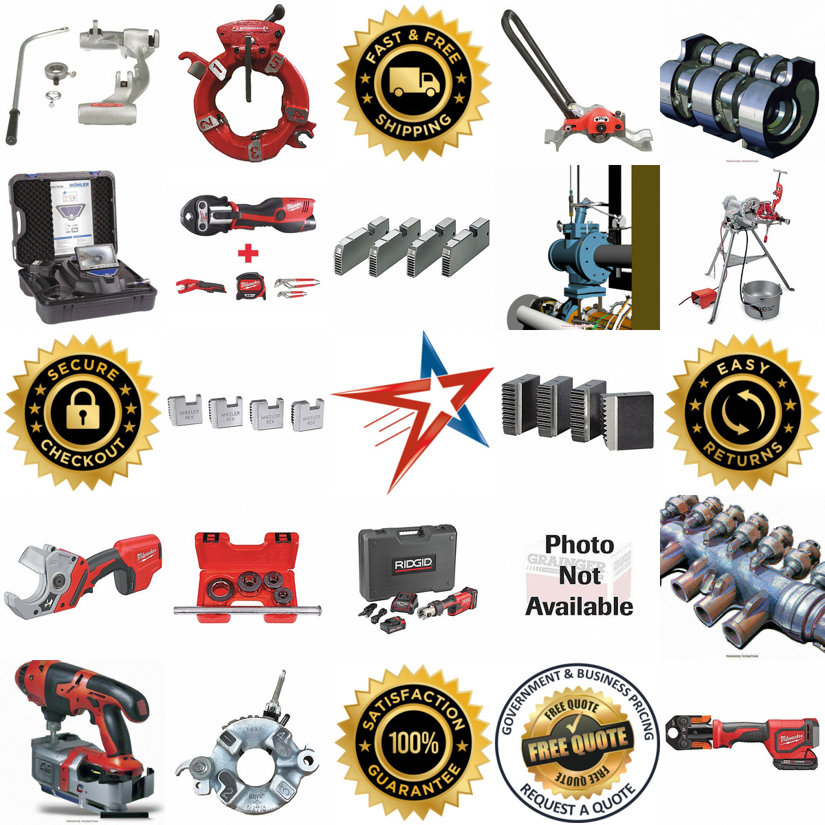 A selection of Plumbing Power Tools products on GoVets