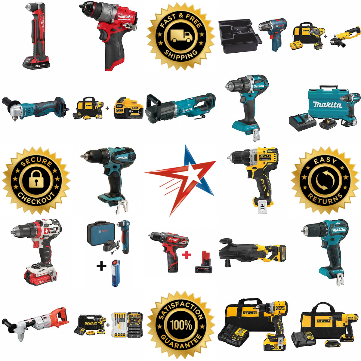 A selection of Cordless Drills products on GoVets