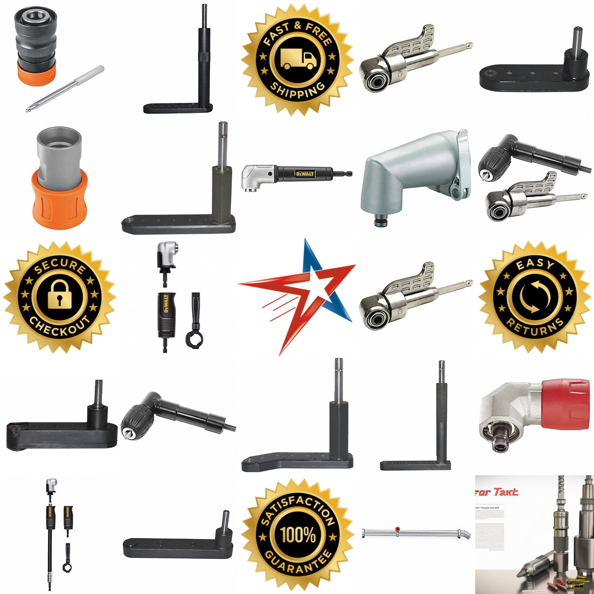 A selection of Drill Adapters and Accessories products on GoVets