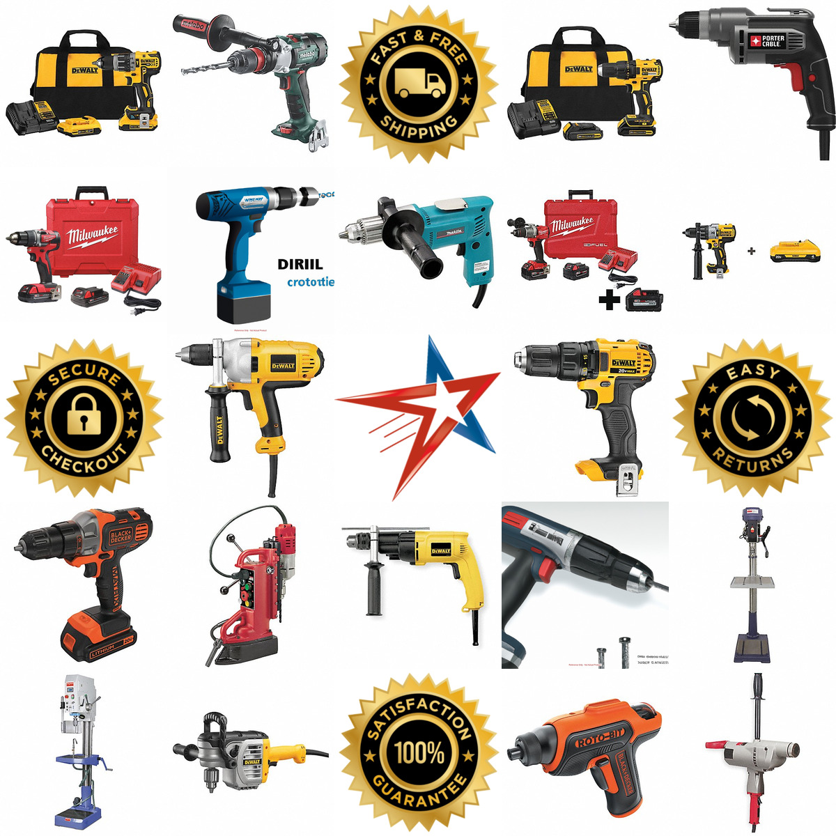 A selection of Power Drills products on GoVets