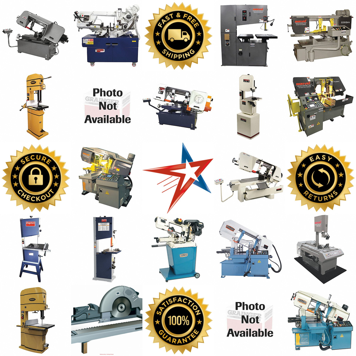 A selection of Stationary Band Saws products on GoVets