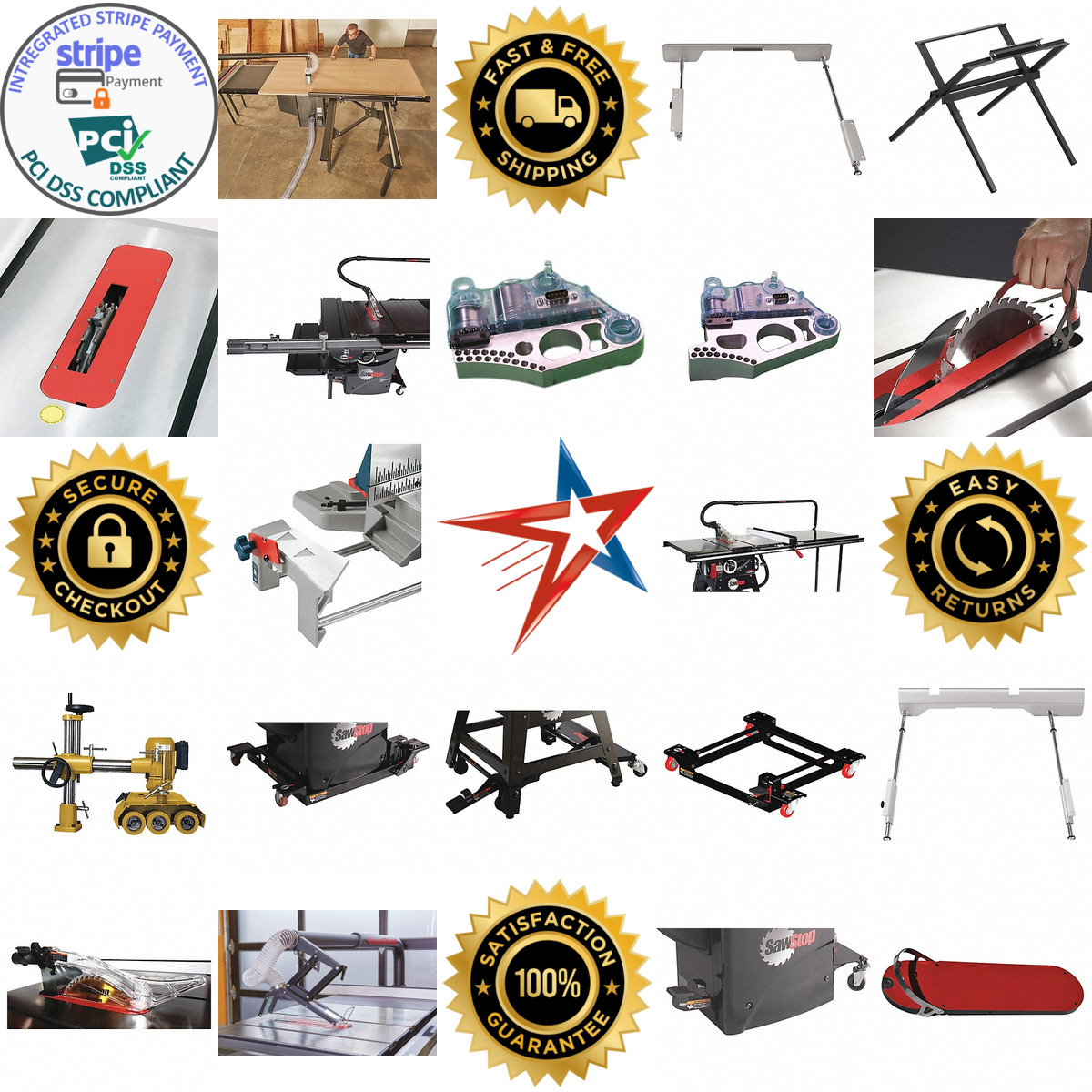 A selection of Table Saw Accessories products on GoVets