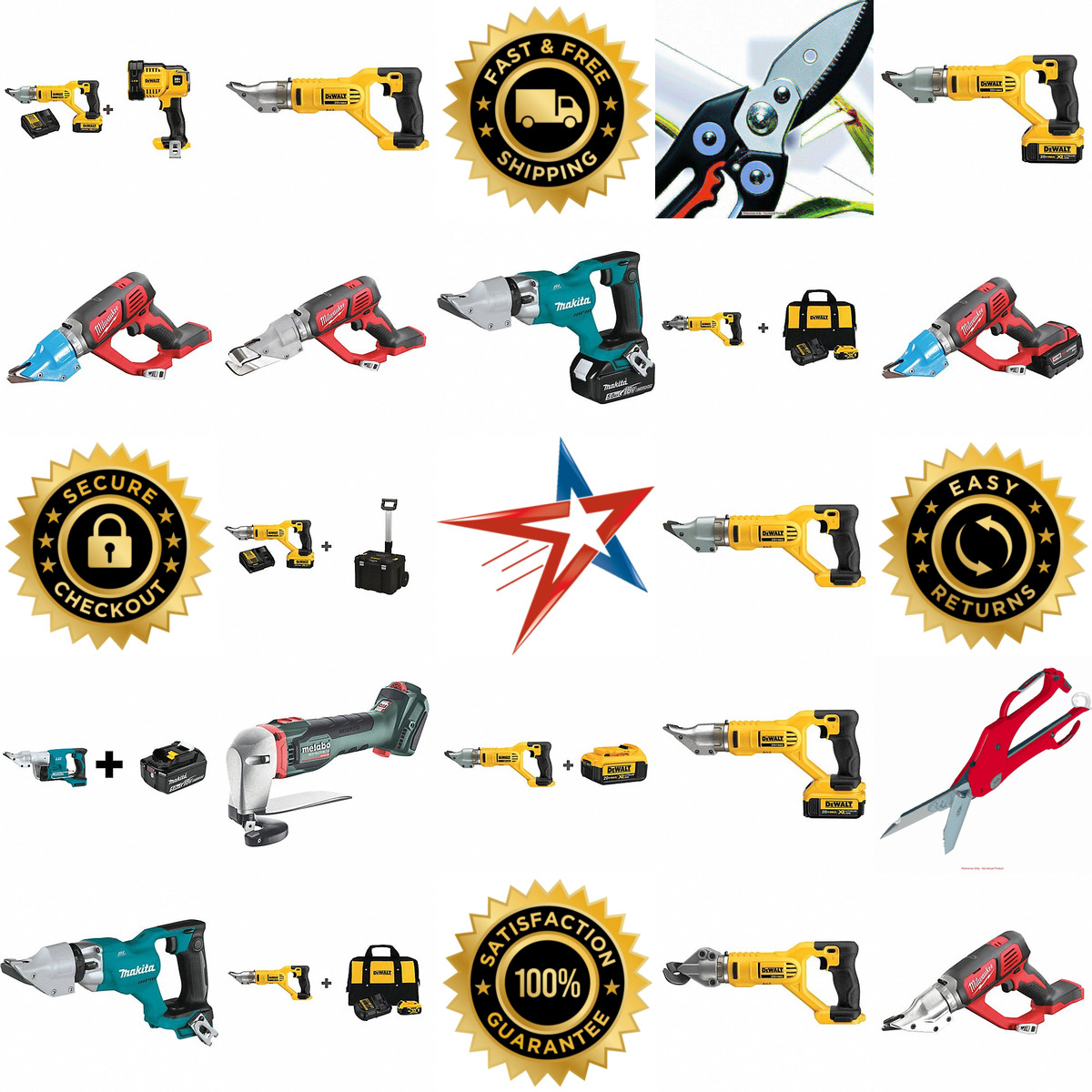 A selection of Cordless Shears products on GoVets