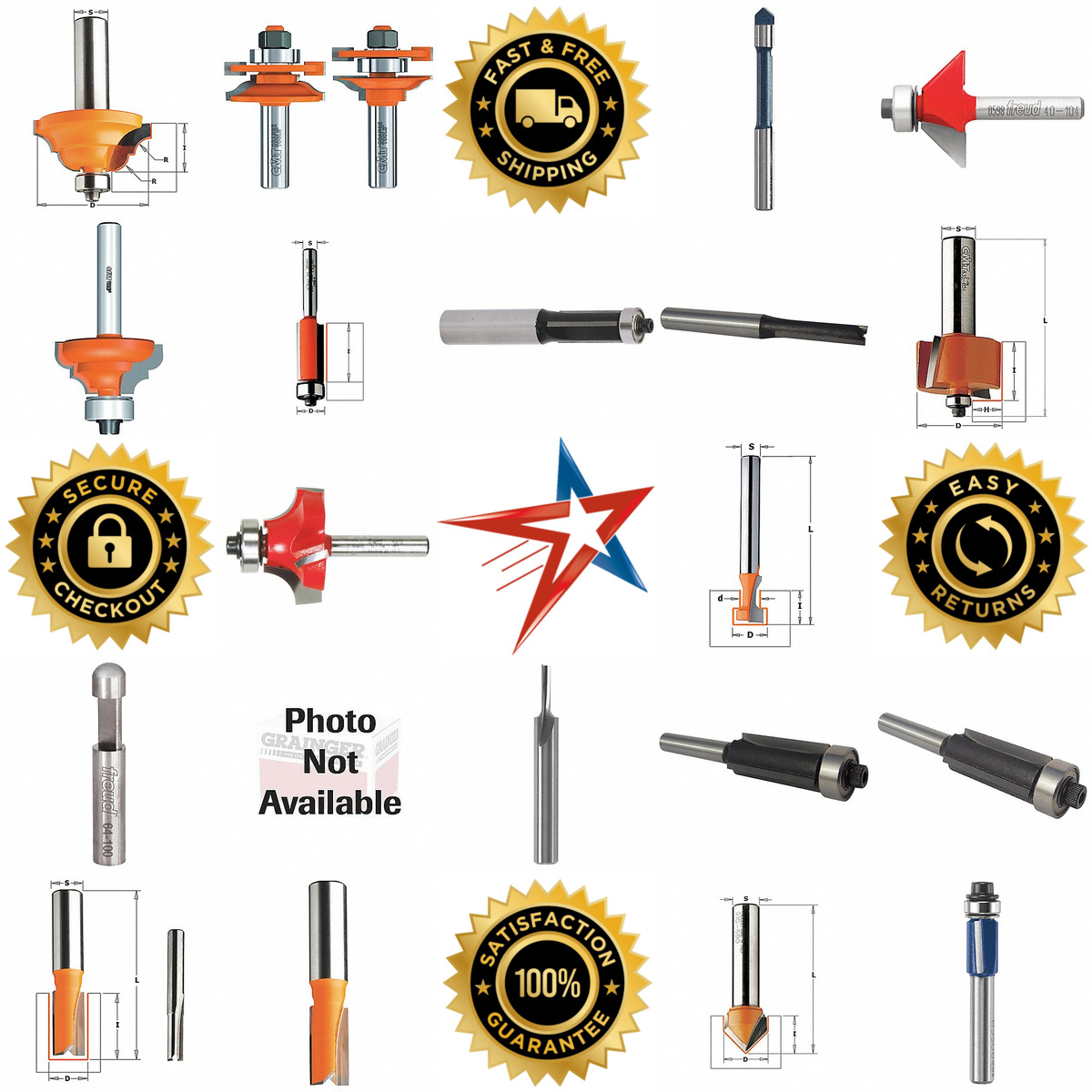 A selection of Profile Router Bits products on GoVets