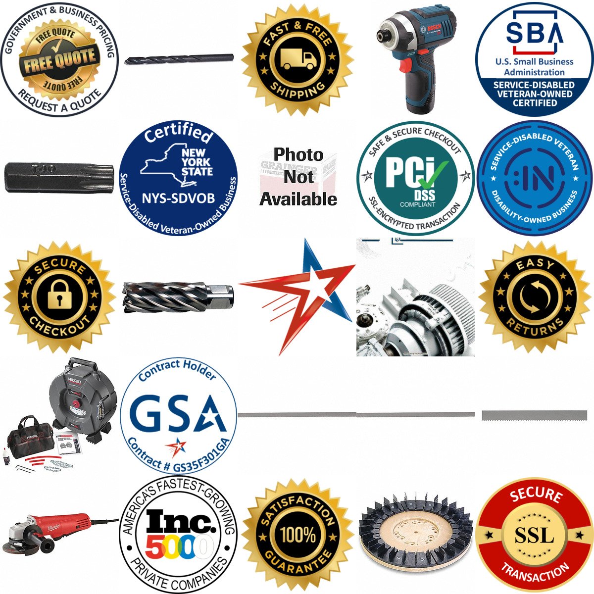 A selection of Power Tools products on GoVets