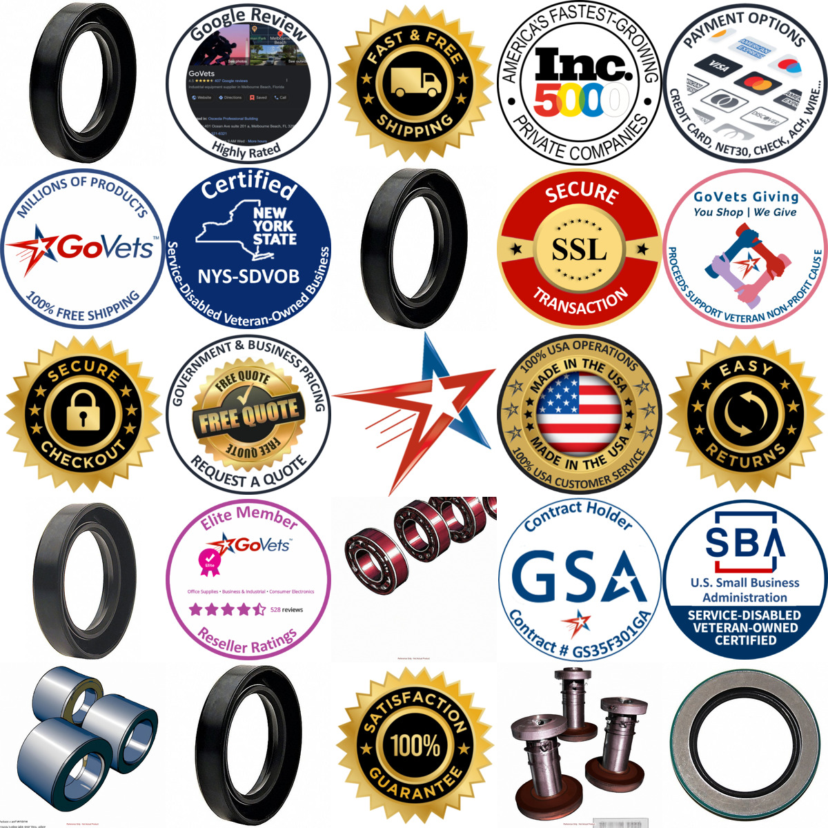 A selection of Rotary Shaft Seals products on GoVets