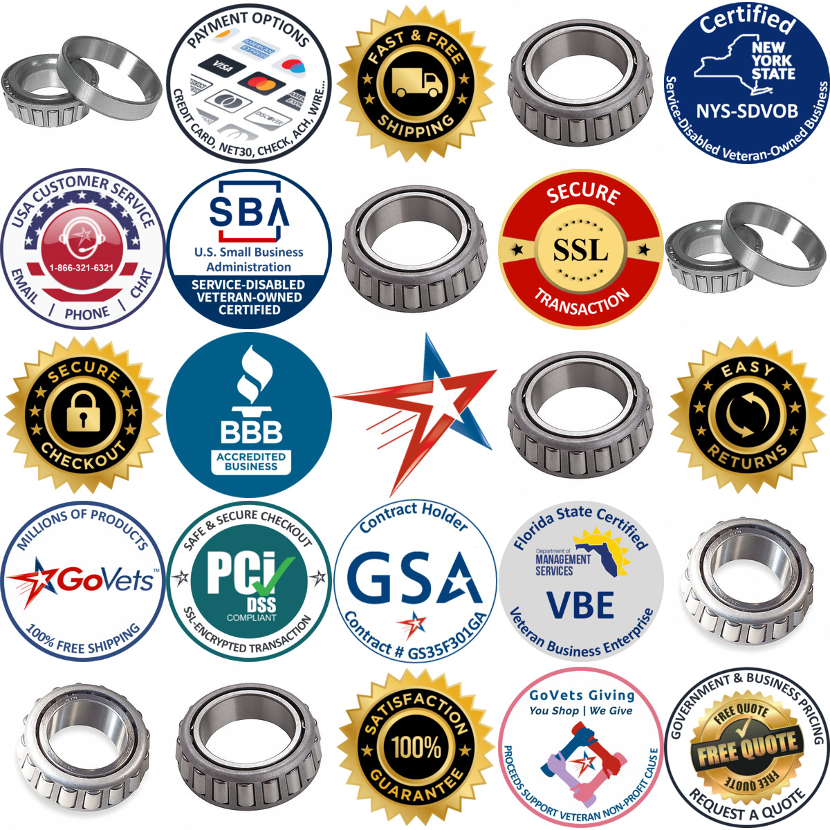 A selection of Tapered Roller Bearing Cones products on GoVets