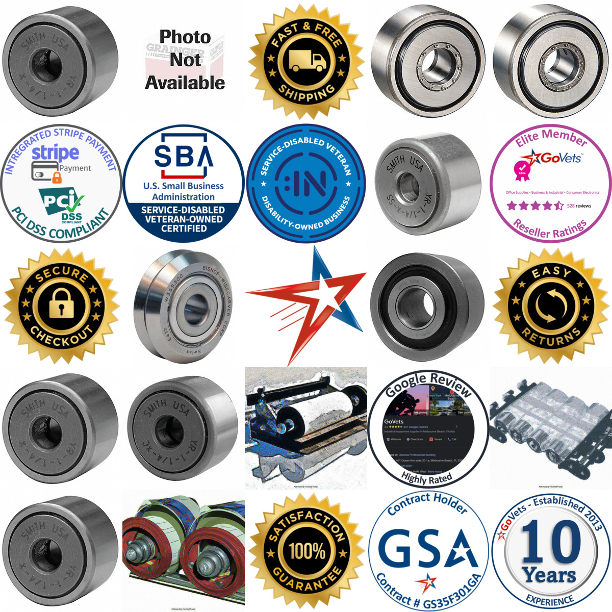 A selection of Yoke Rollers products on GoVets
