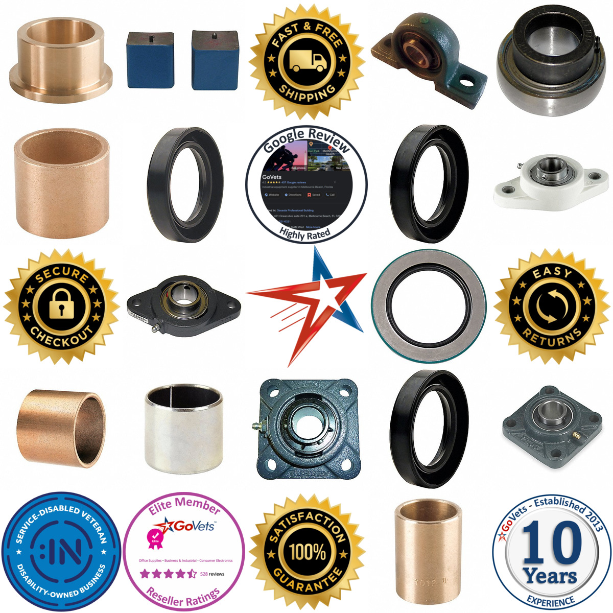 A selection of Bearings products on GoVets