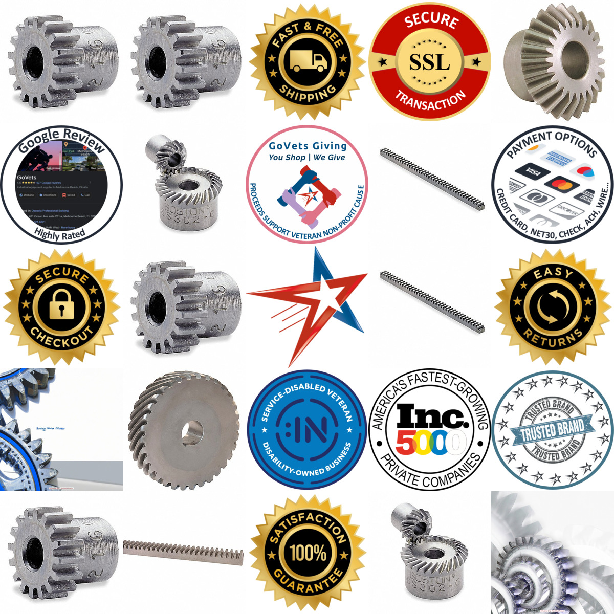 A selection of Gearing products on GoVets