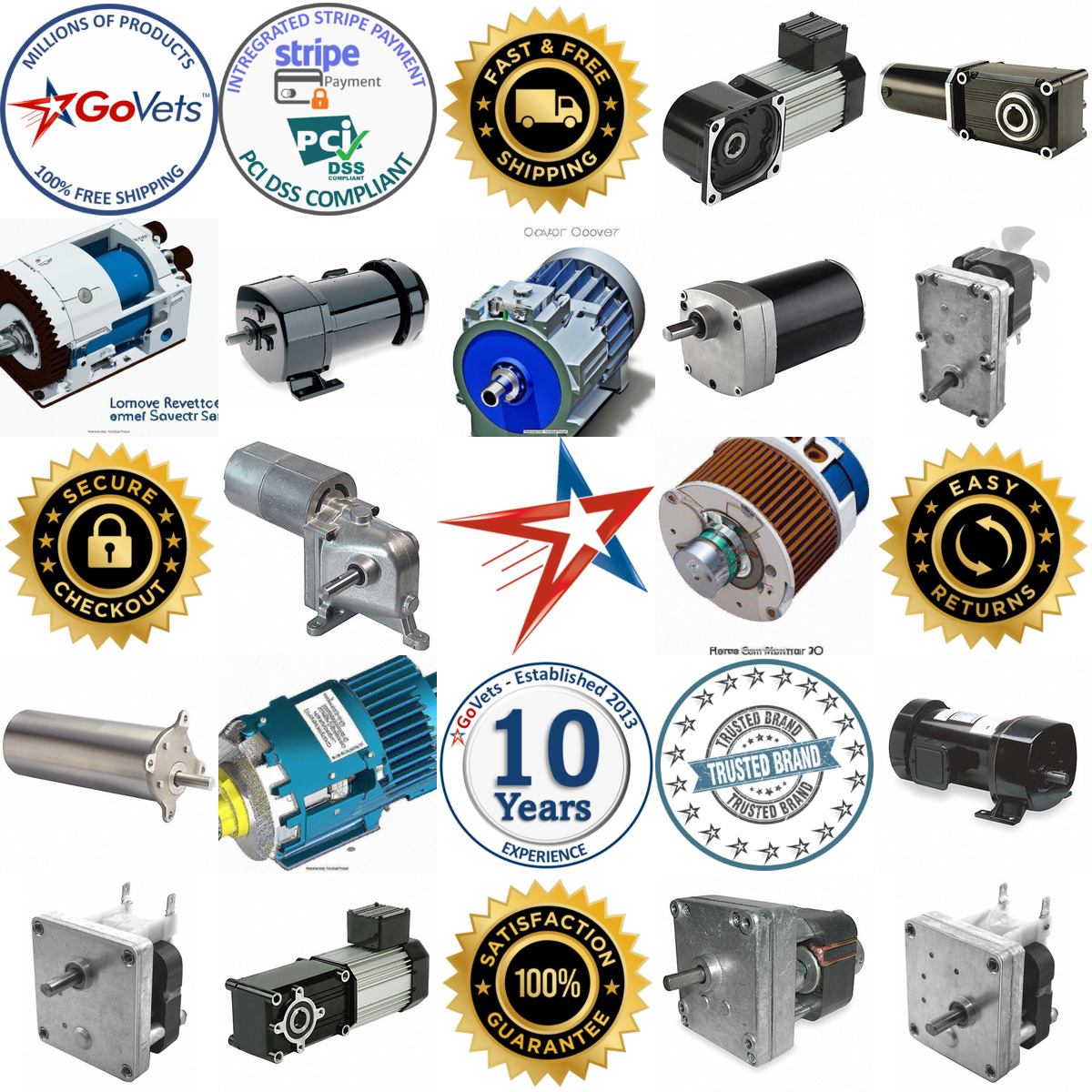 A selection of Gearmotors products on GoVets