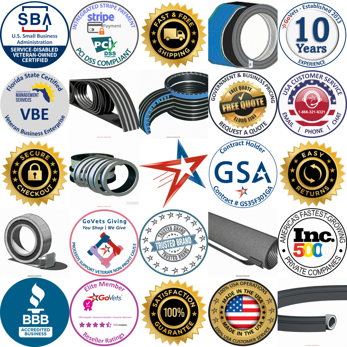 A selection of v Belt Connectors products on GoVets