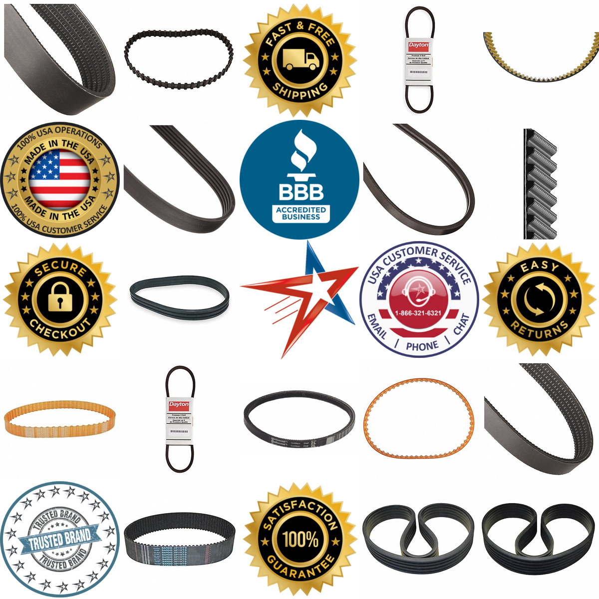A selection of Power Transmission Belts products on GoVets