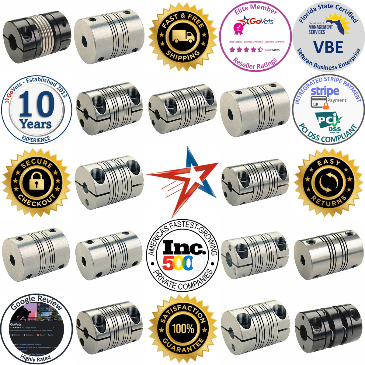 A selection of Motion Control Couplings products on GoVets
