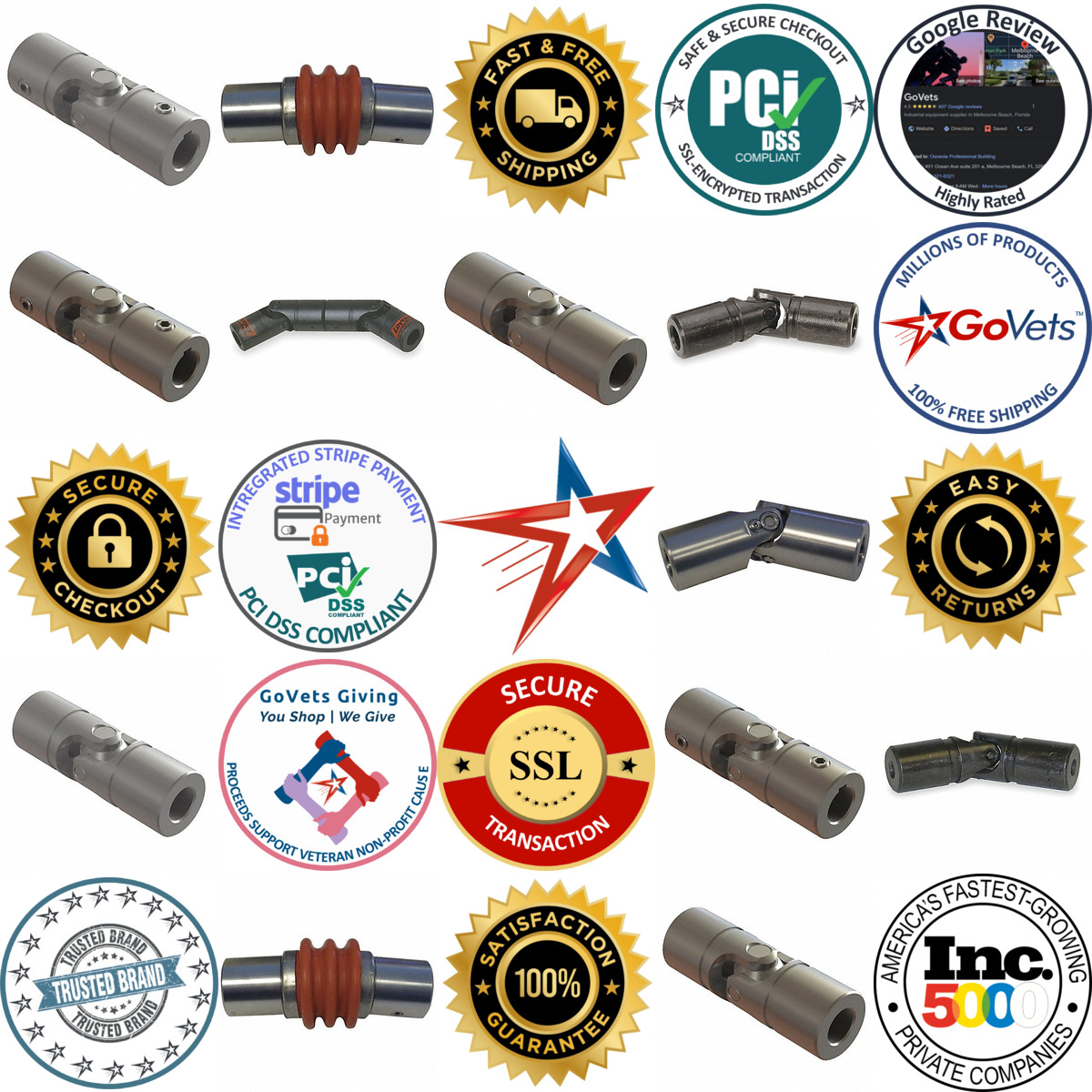 A selection of Universal Joints products on GoVets