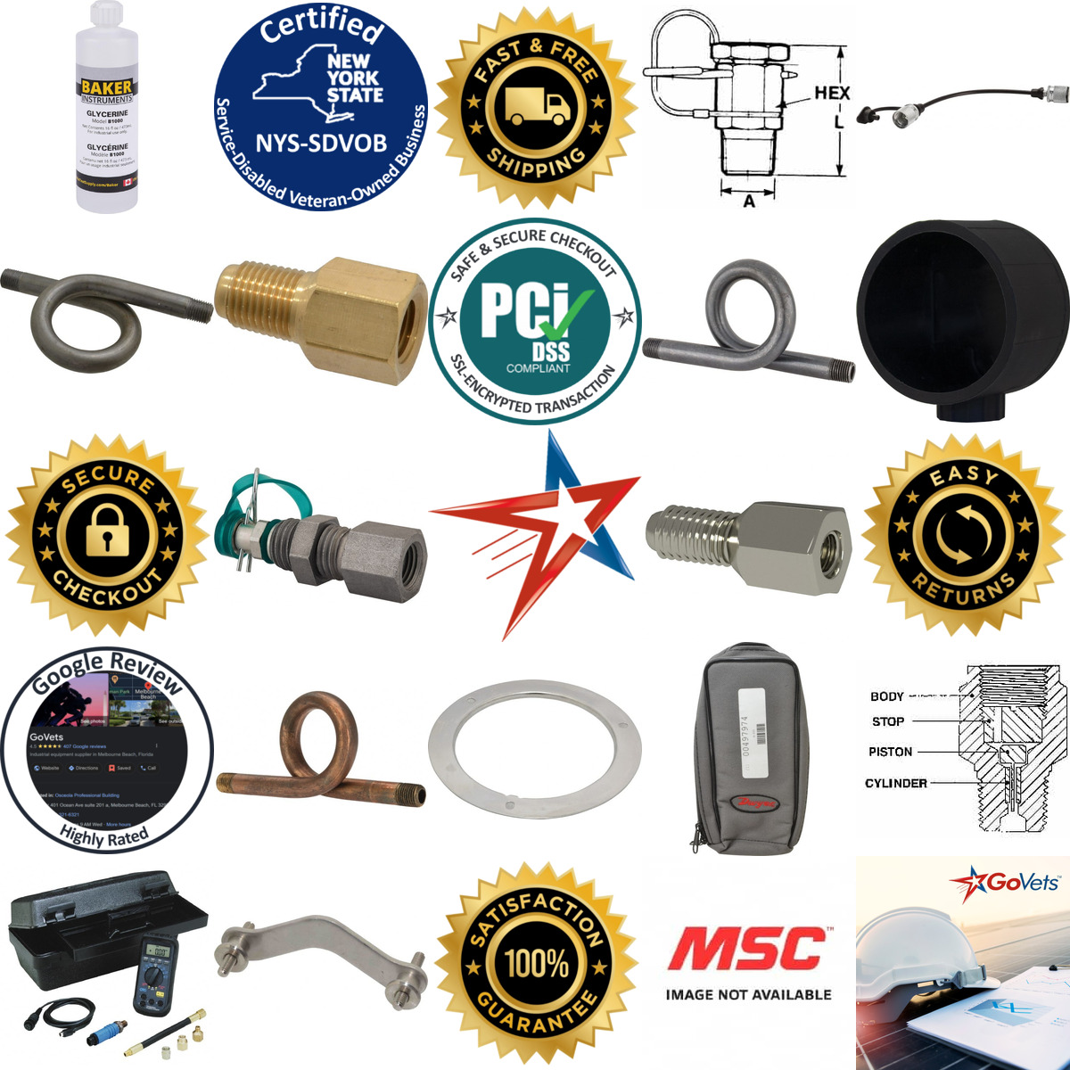 A selection of Pressure Gauge Accessories products on GoVets
