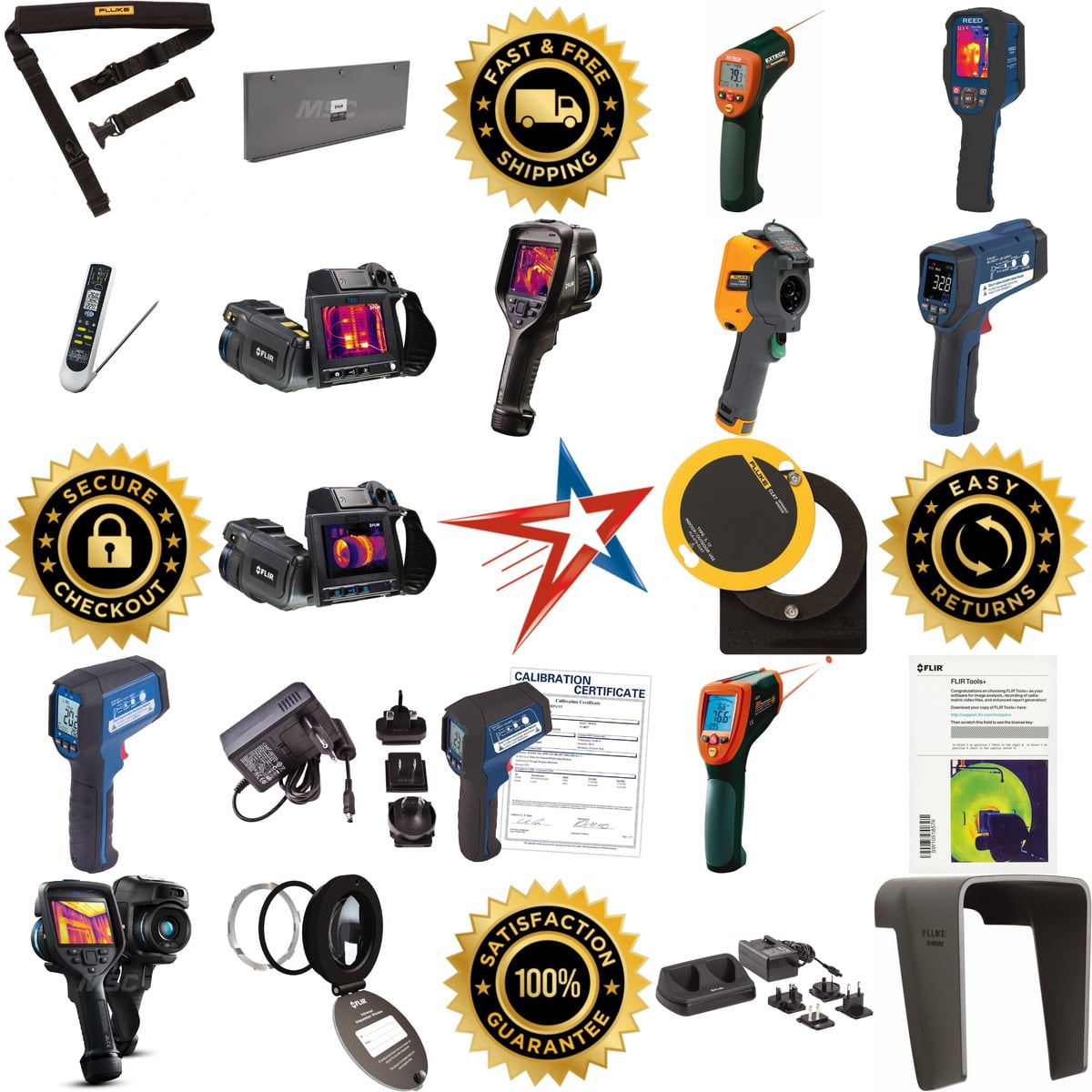 Millions of Products A selection of Infrared Thermometers and Thermal Imaging Cameras products on GoVets