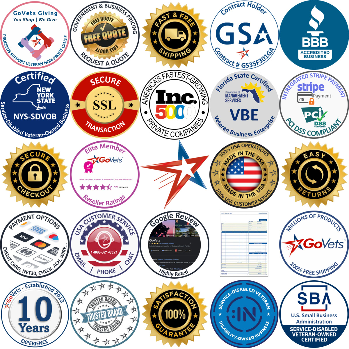 Millions of Products A selection of Upload and Create Your Own Forms products on GoVets