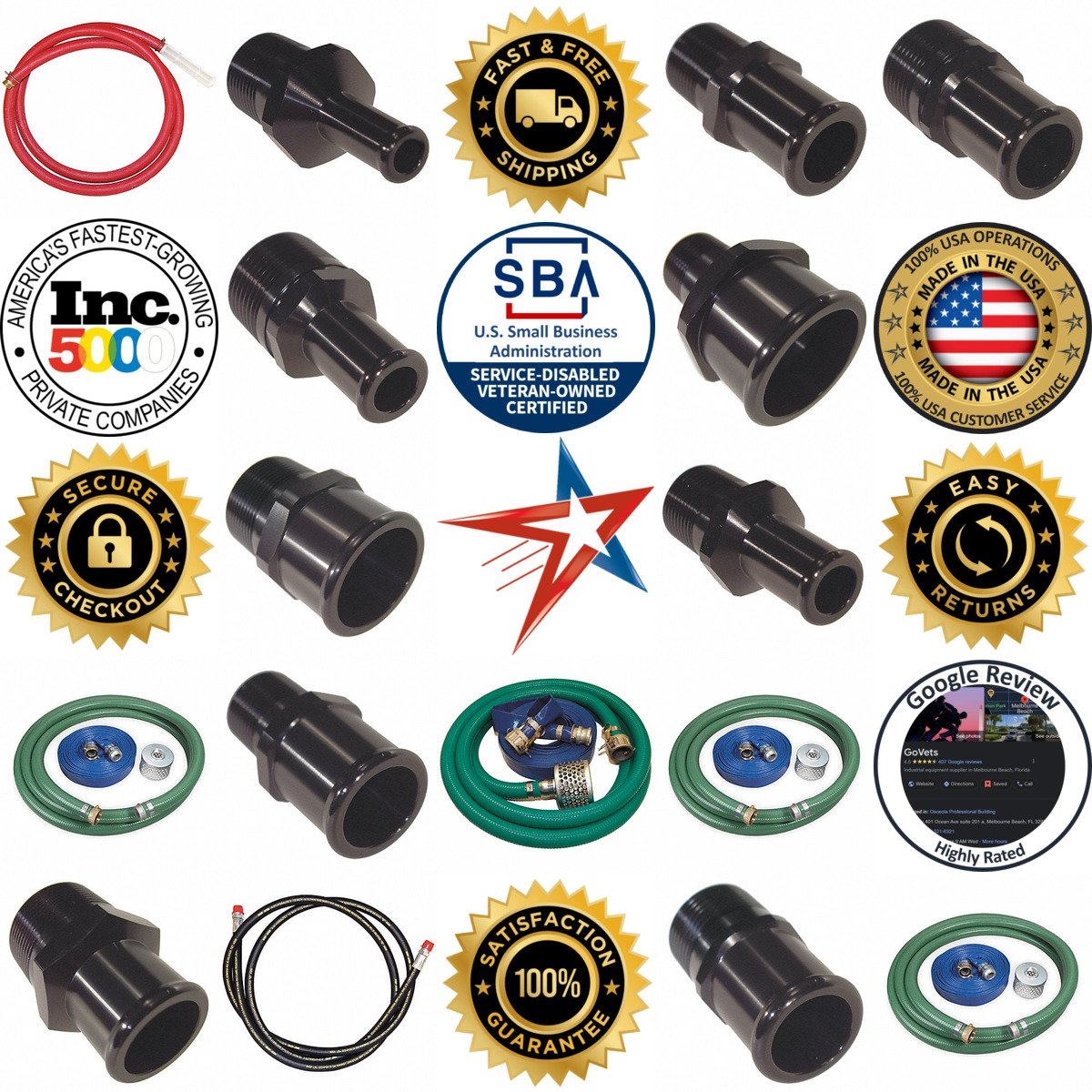 A selection of Centrifugal Pump Hose and Hose Fitting Kits products on GoVets