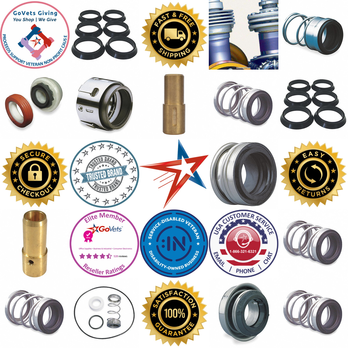 A selection of Centrifugal Pump Shaft Seals and Sleeves products on GoVets