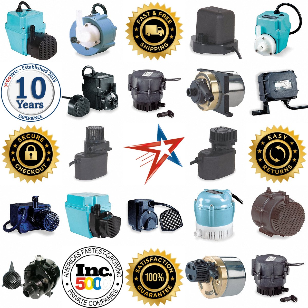 A selection of Compact Submersible Centrifugal Pumps products on GoVets