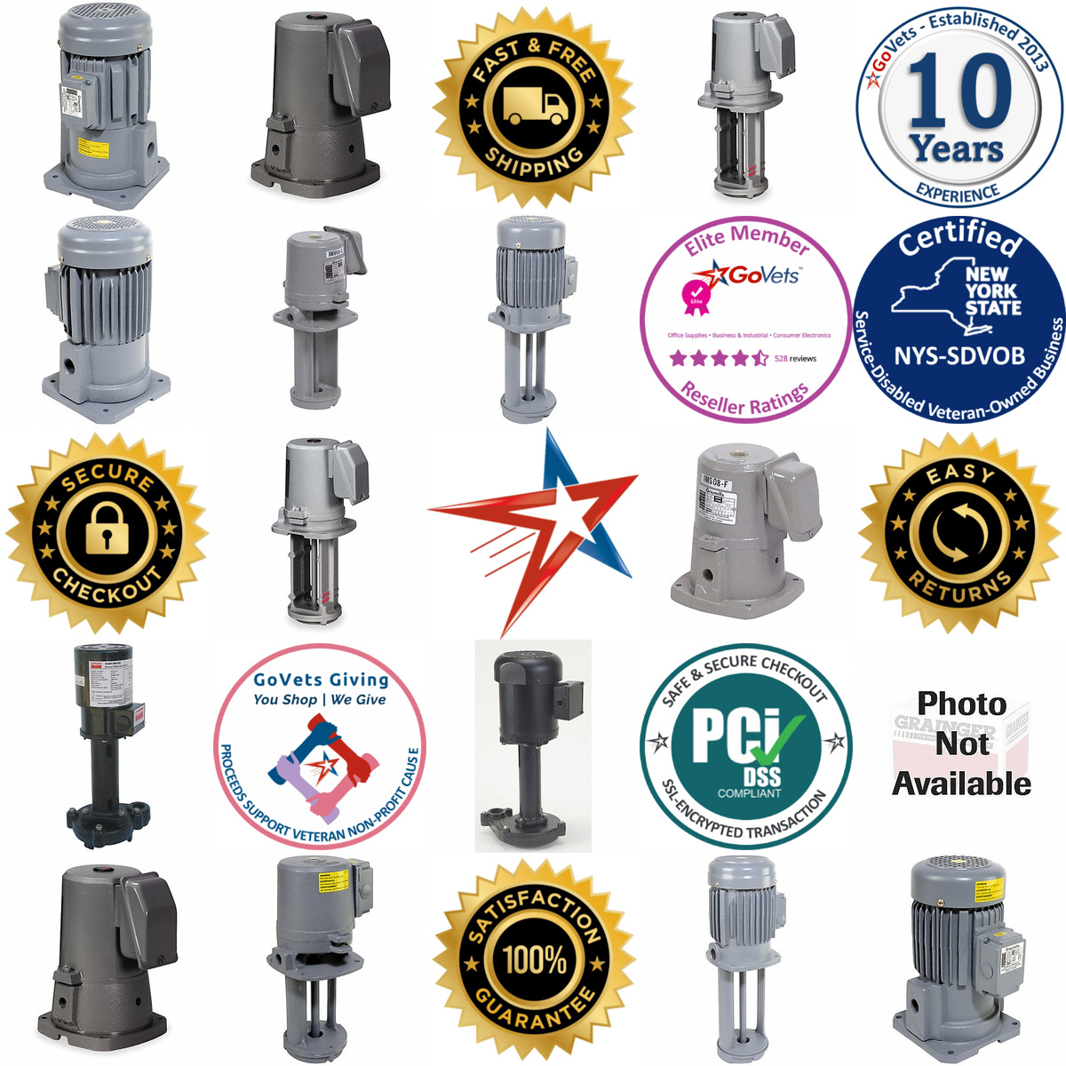 A selection of Machine Tool and Coolant System Pumps products on GoVets