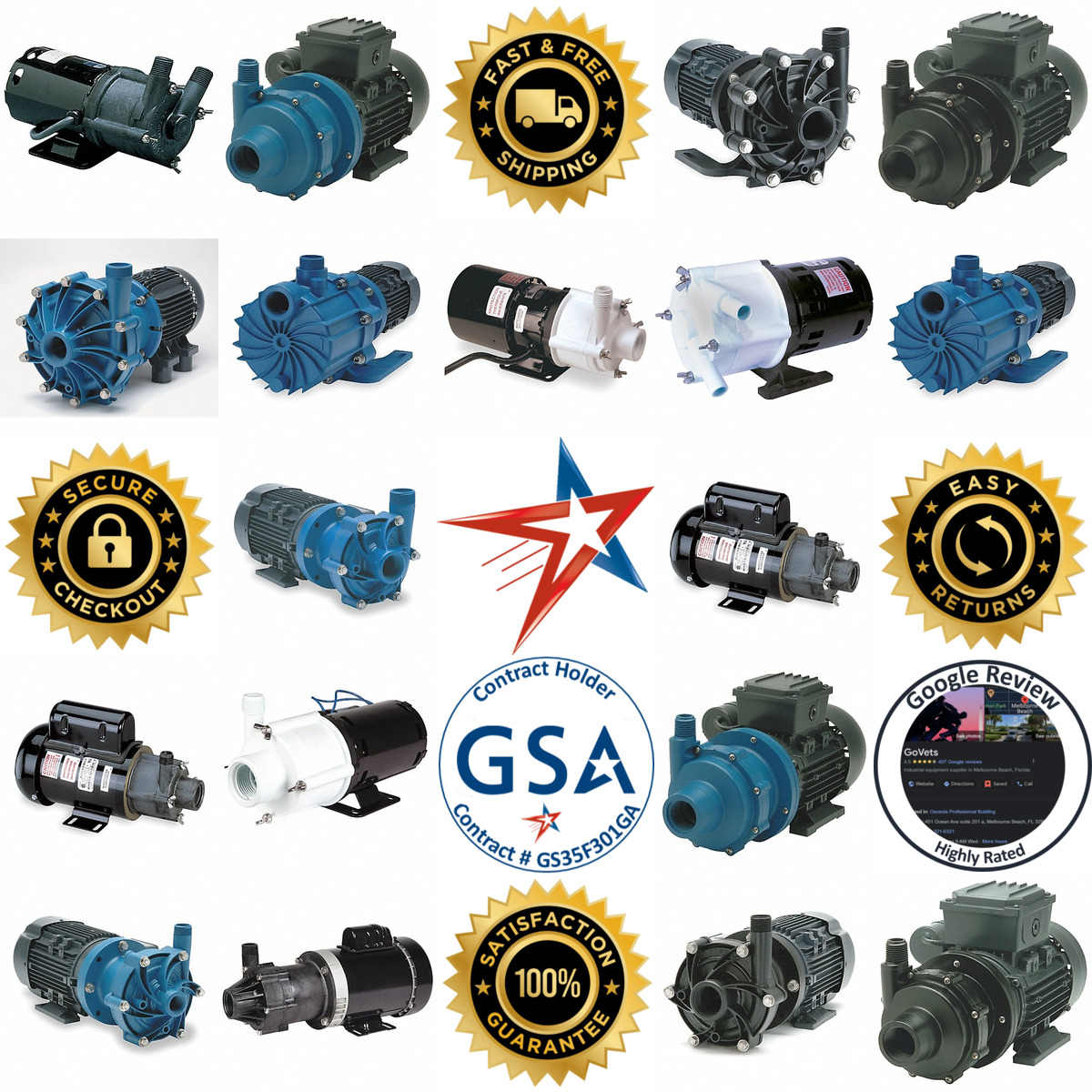 A selection of Chemical Transfer Magnetic Drive Pumps products on GoVets