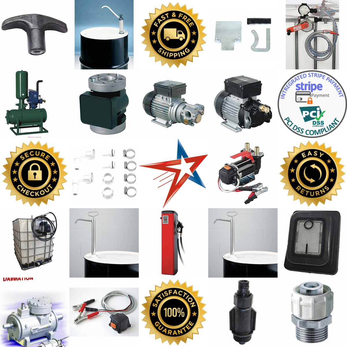 A selection of Drum Pump Replacement Parts products on GoVets