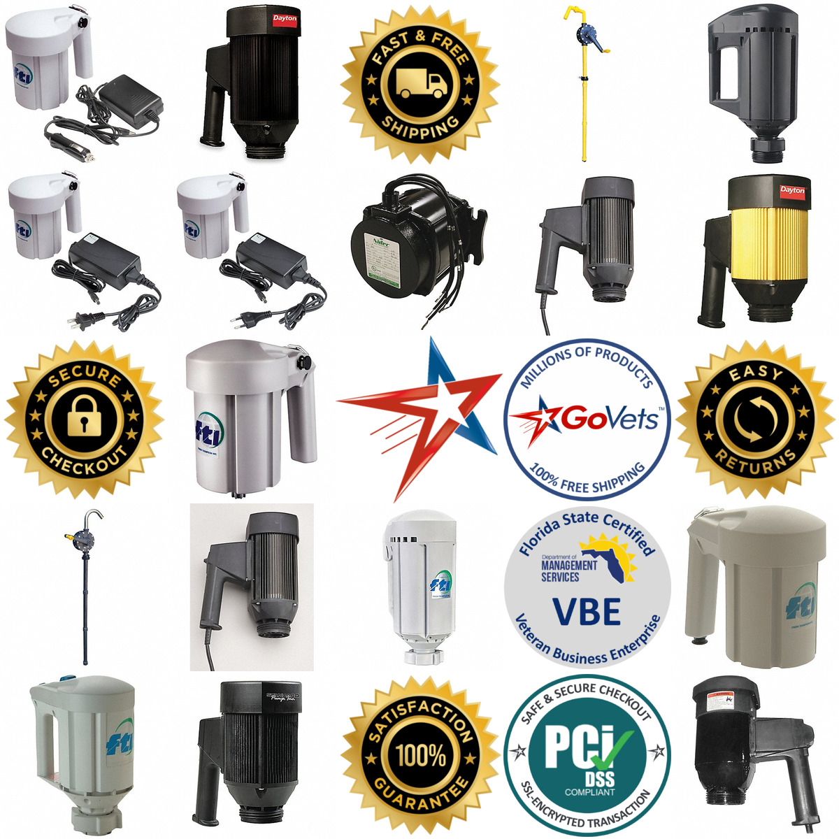 A selection of Electric Drum Pump Motors products on GoVets