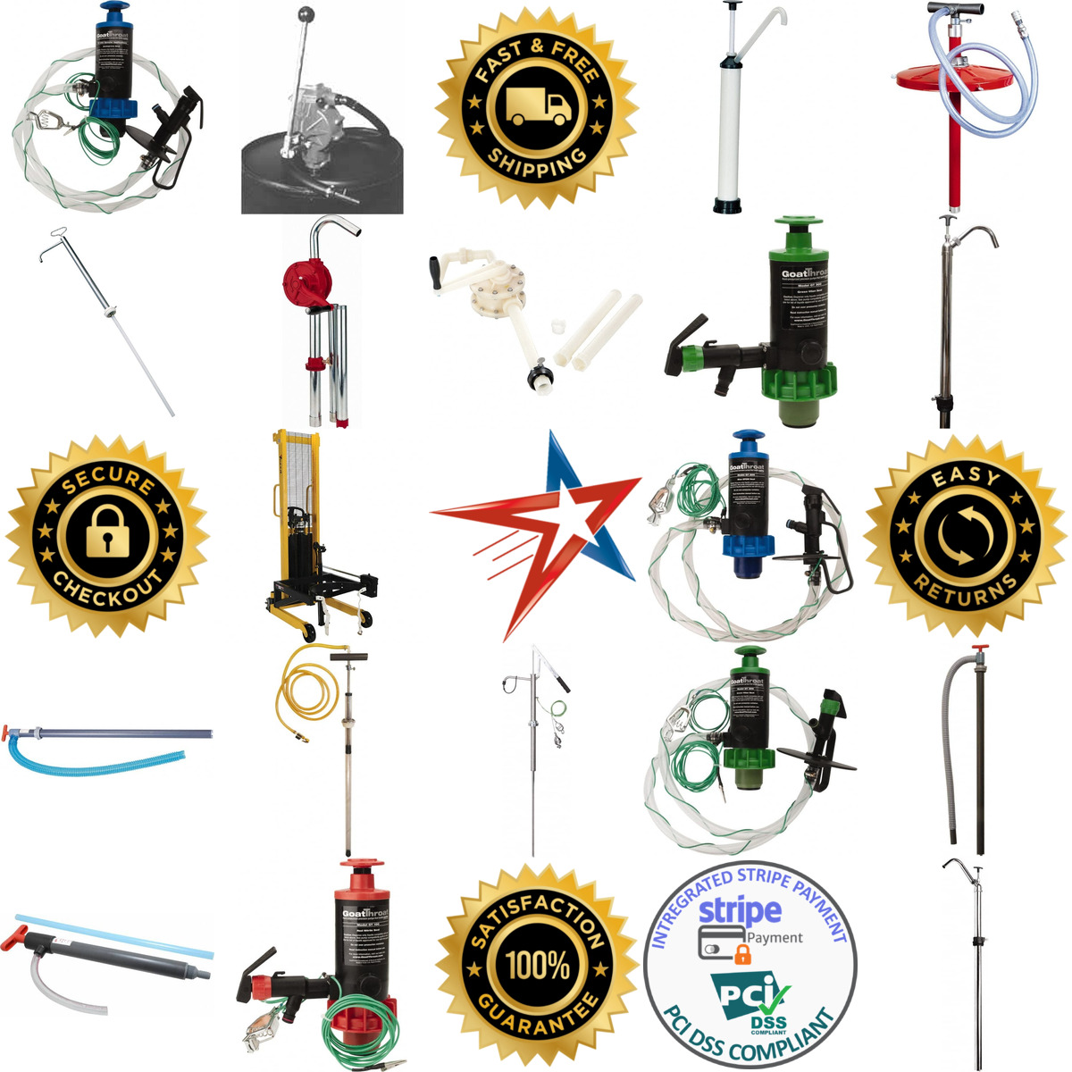A selection of Hand Operated Drum Pumps products on GoVets