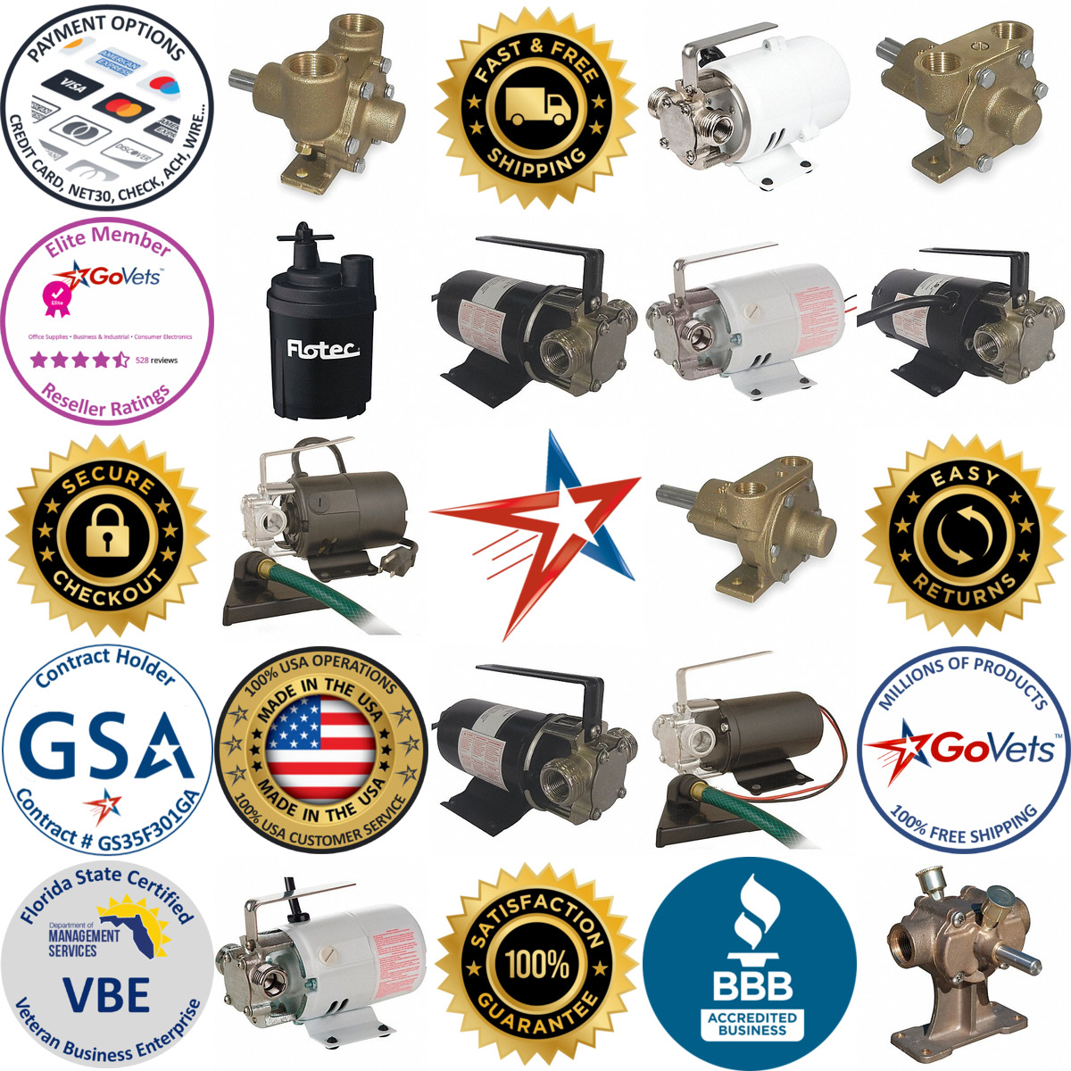 A selection of Flexible Impeller Pedestal Pumps products on GoVets