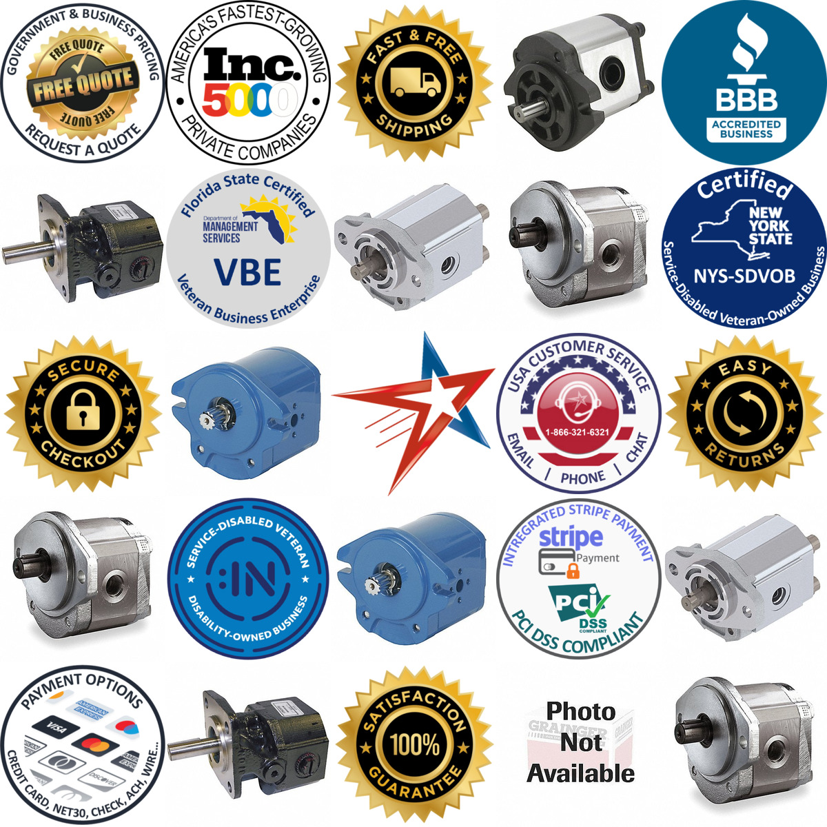 A selection of Hydraulic Gear Pumps products on GoVets