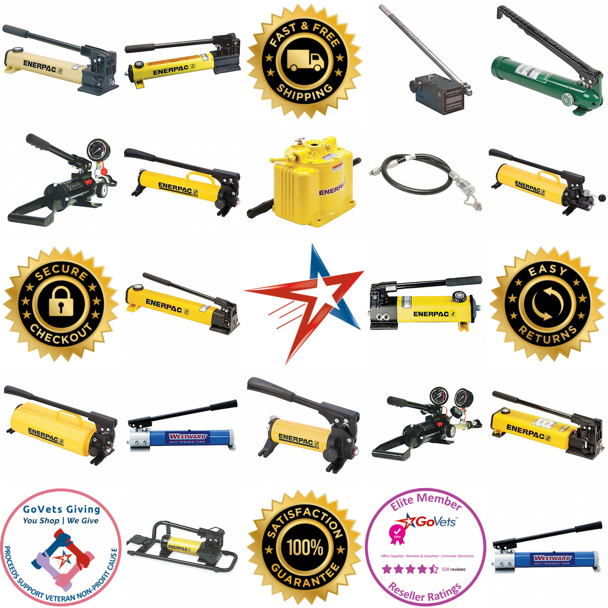 A selection of Hydraulic Hand and Foot Pumps products on GoVets