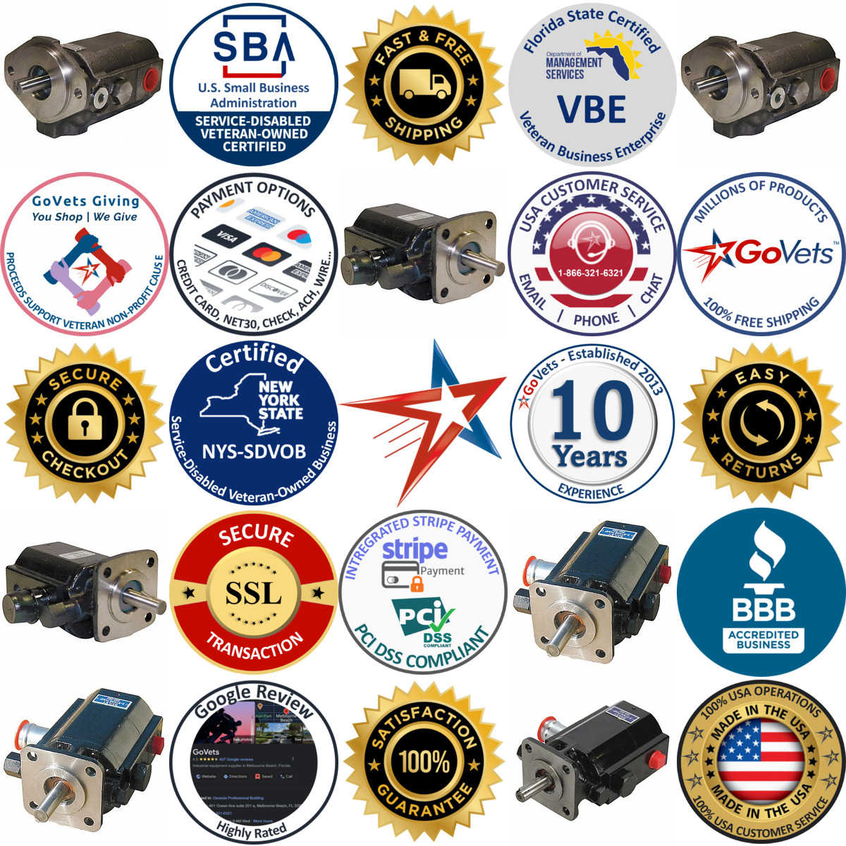 A selection of Hydraulic Two Stage Gear Pumps products on GoVets