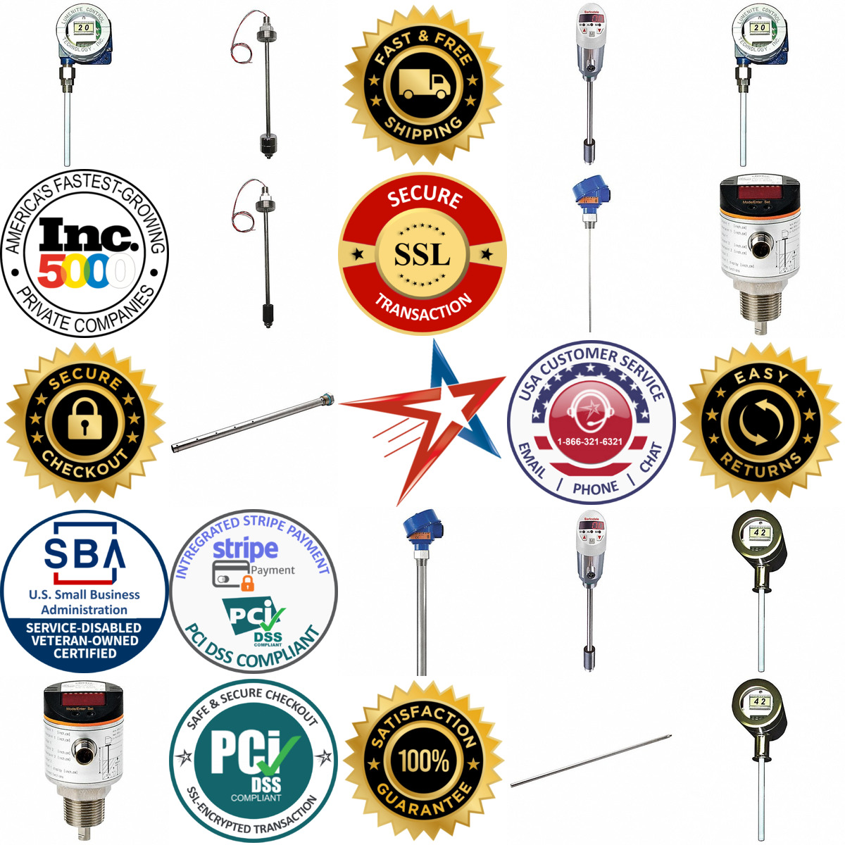 A selection of Contact Level Sensors products on GoVets