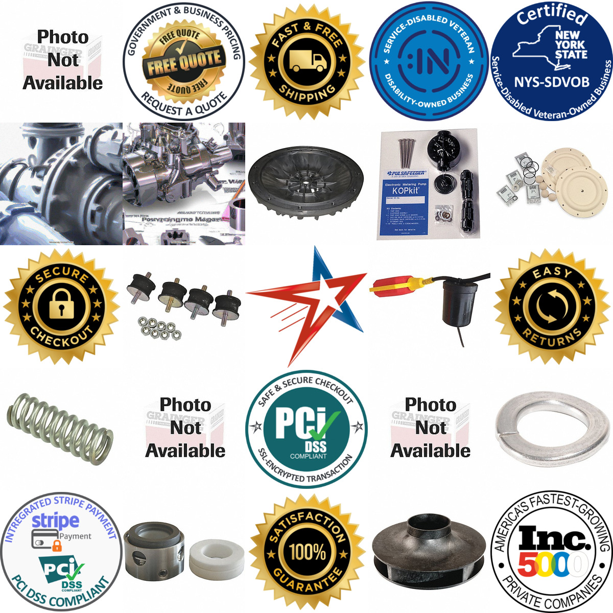 A selection of Parts products on GoVets