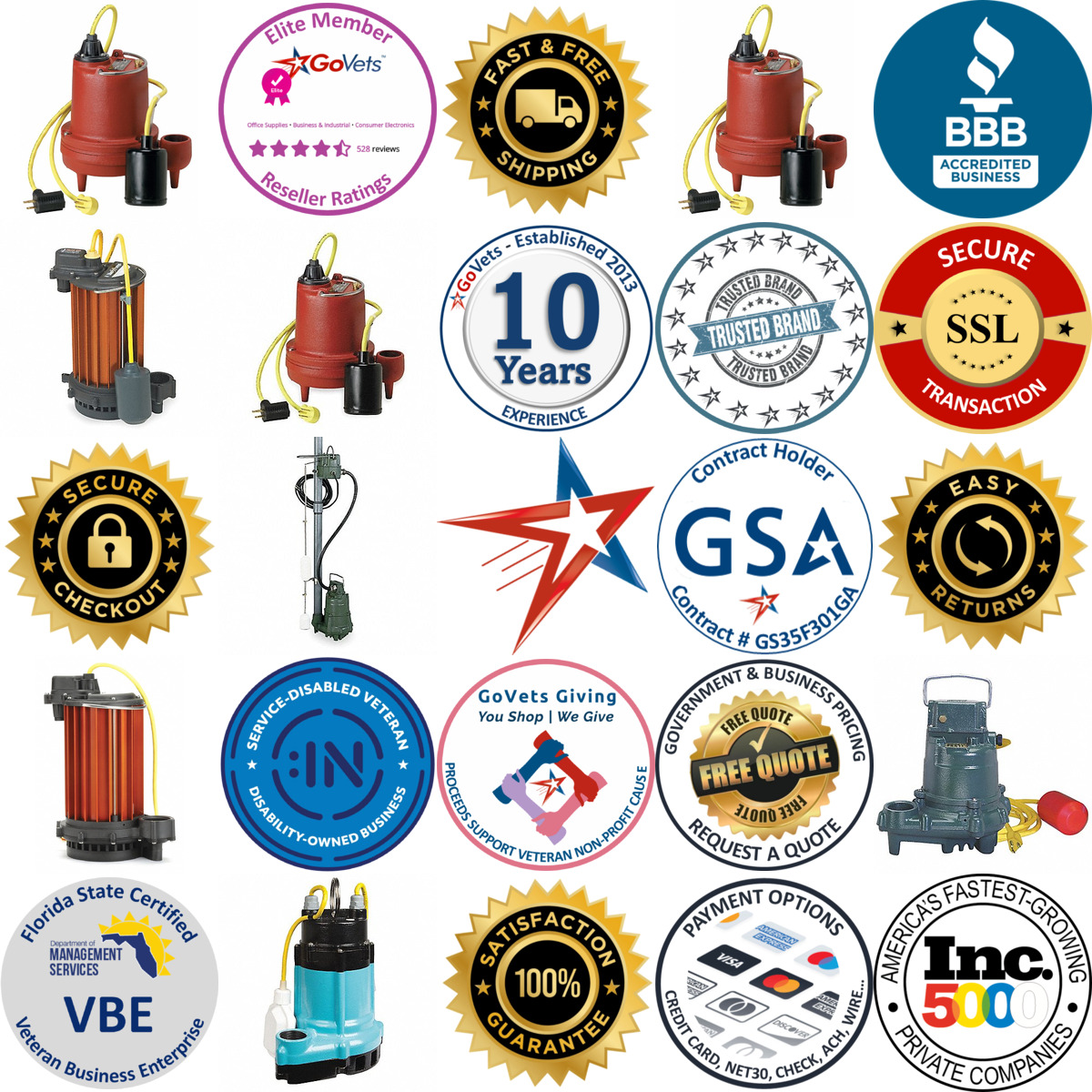 A selection of High Temperature Sump Pumps products on GoVets