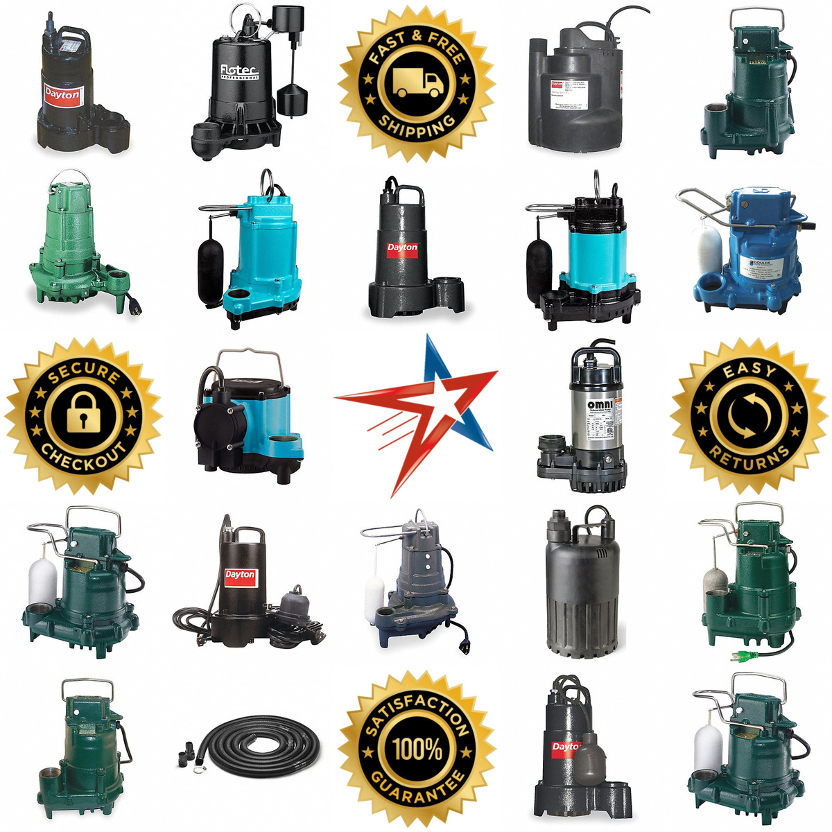 A selection of Submersible Sump Pumps products on GoVets