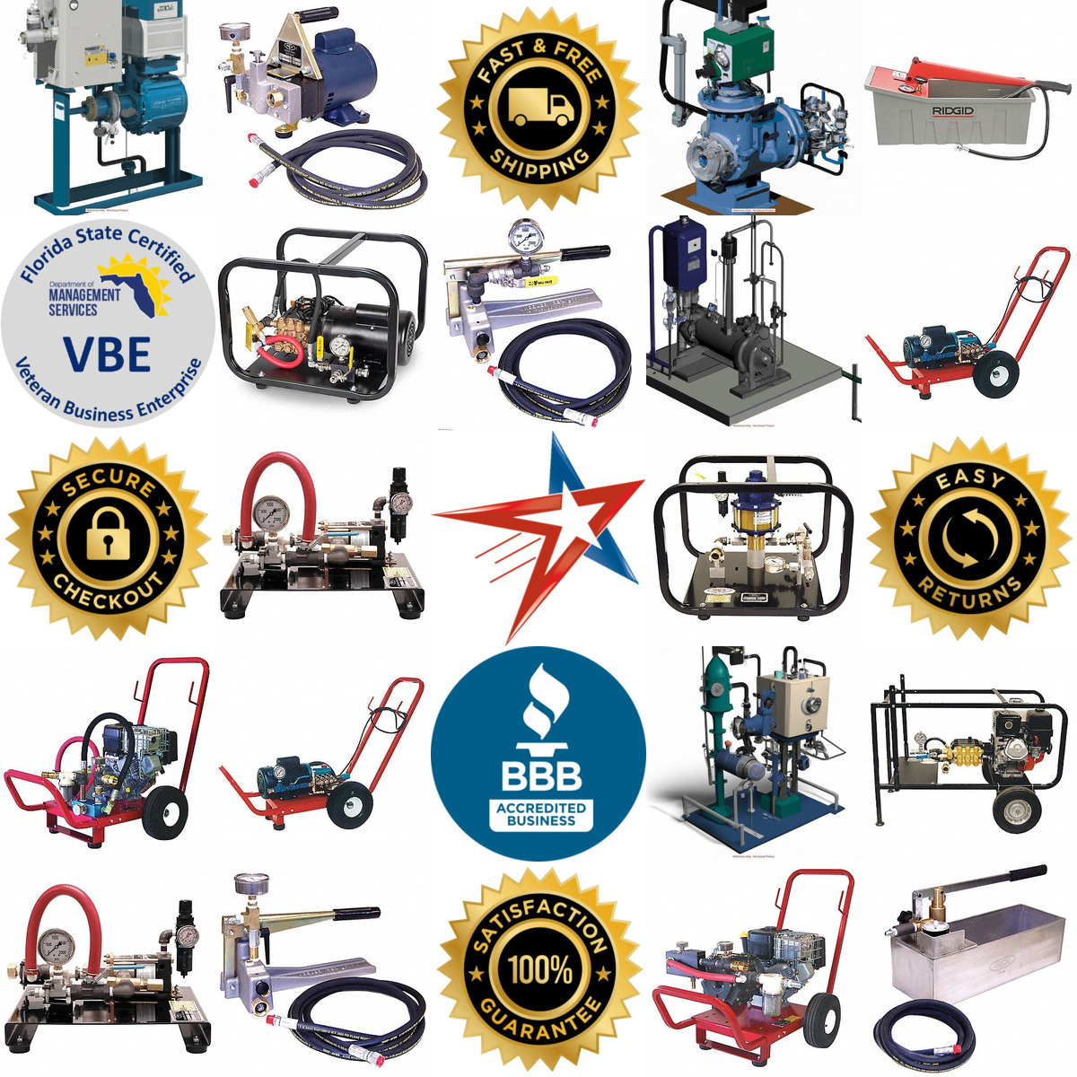 A selection of Hydrostatic Test Pumps products on GoVets