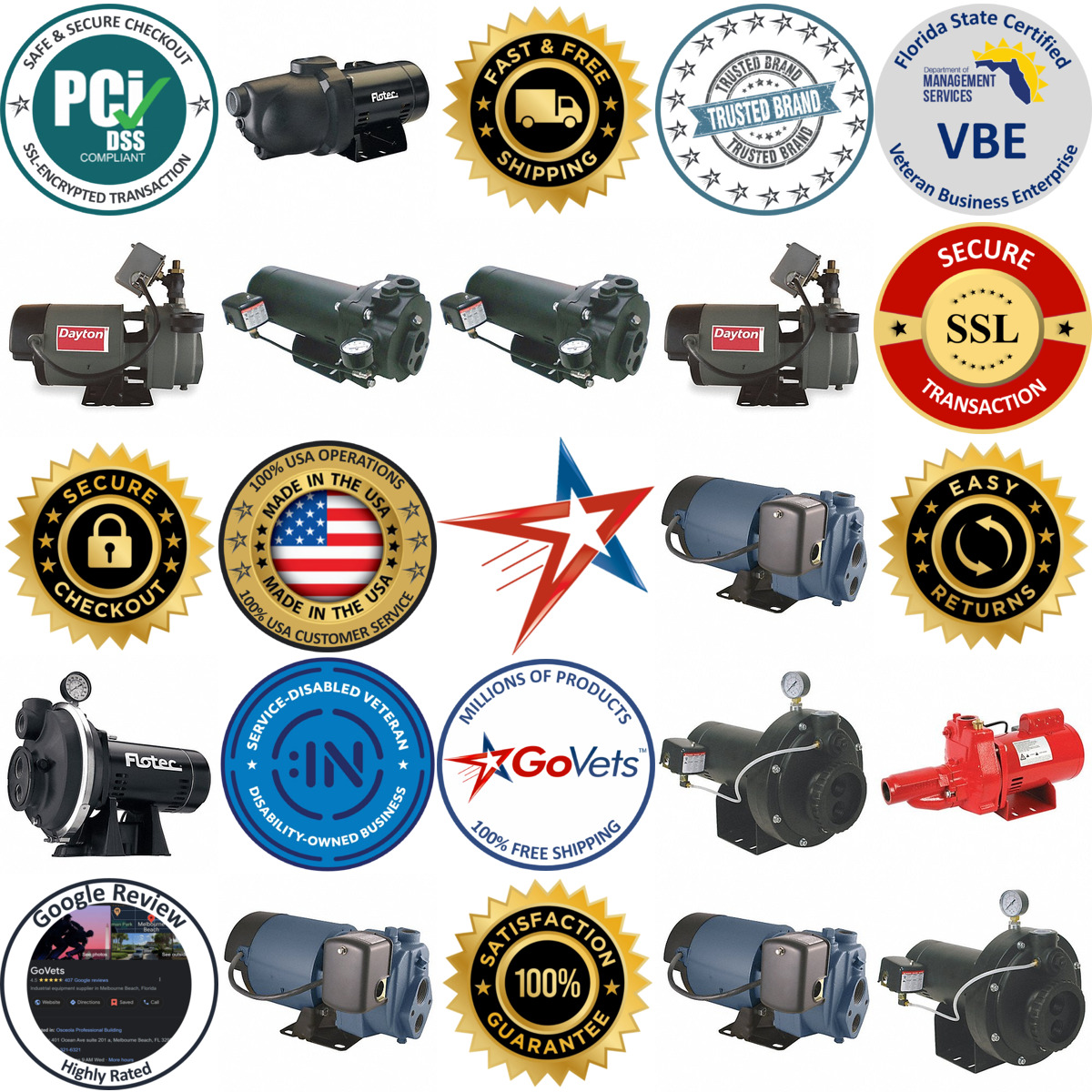 A selection of Convertible Well Jet Pumps products on GoVets